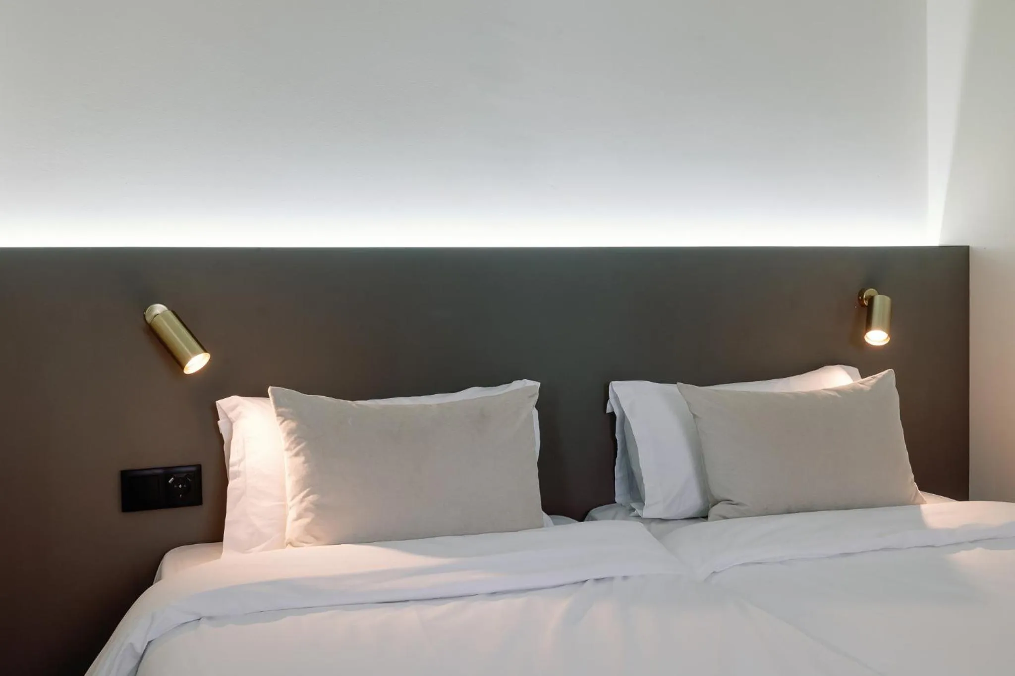 Bedroom, Bed in Cosme Apartments by Olala Homes