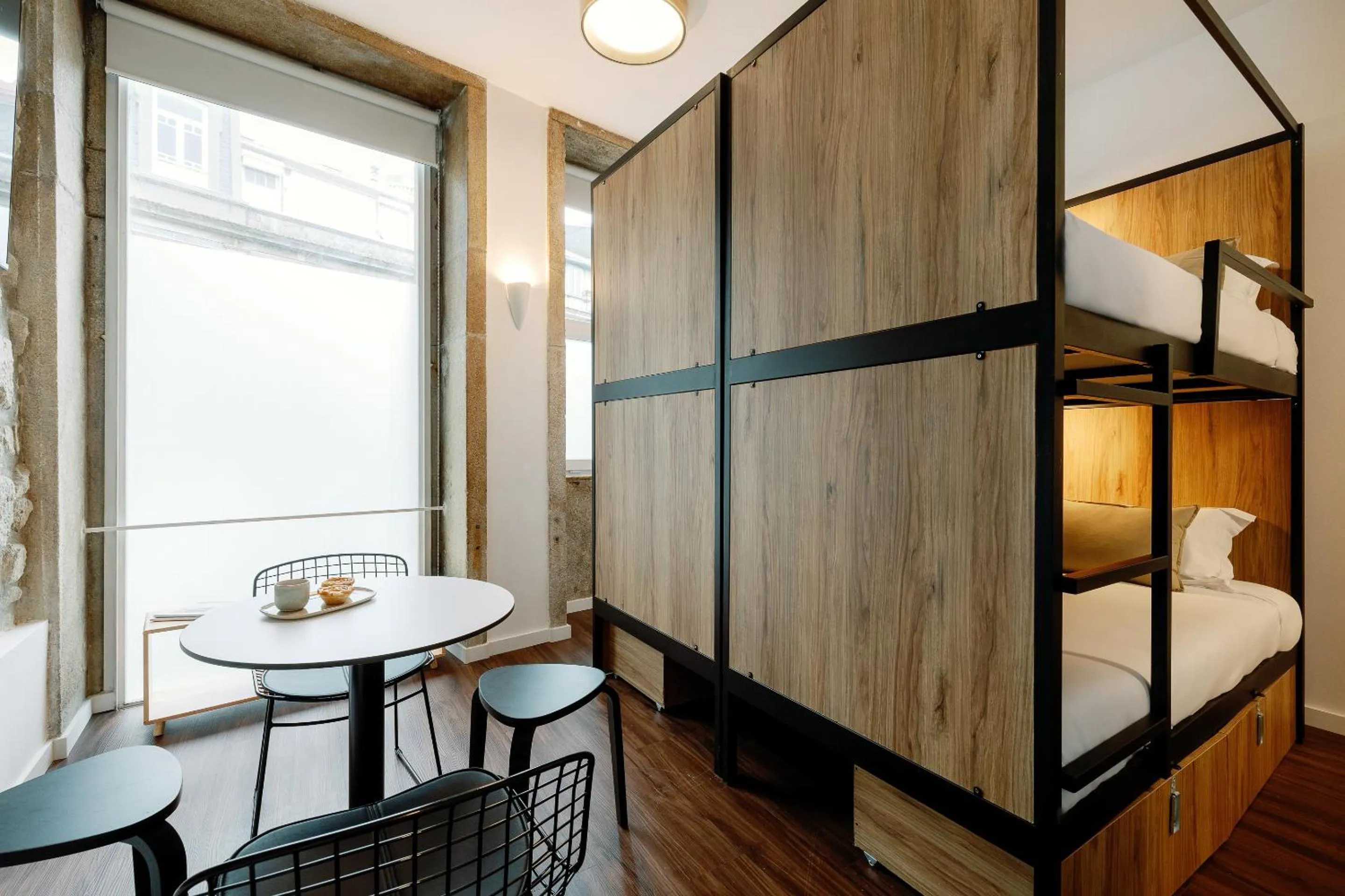 Bedroom, Bed in Cosme Apartments by Olala Homes