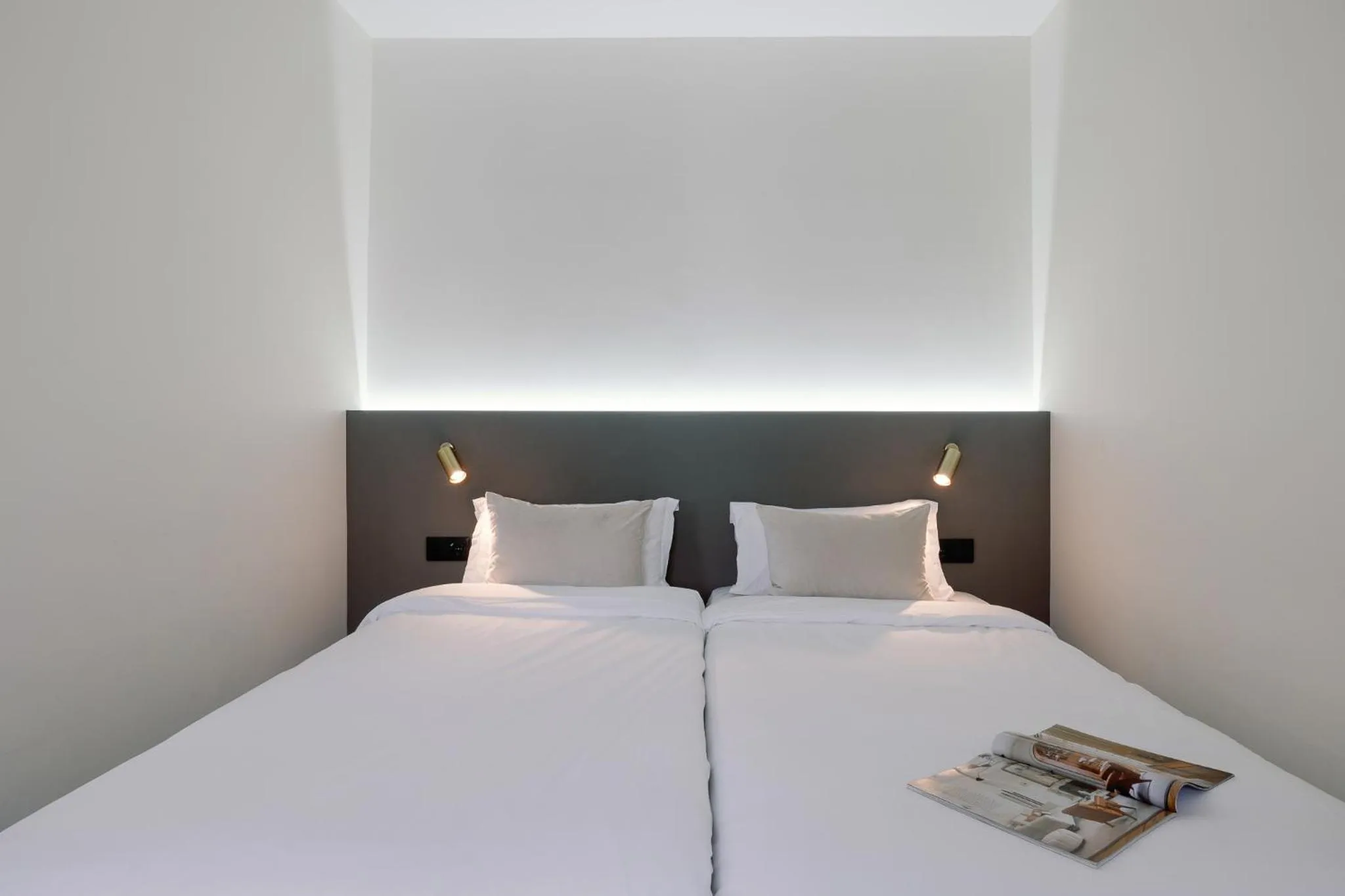 Bedroom, Bed in Cosme Apartments by Olala Homes