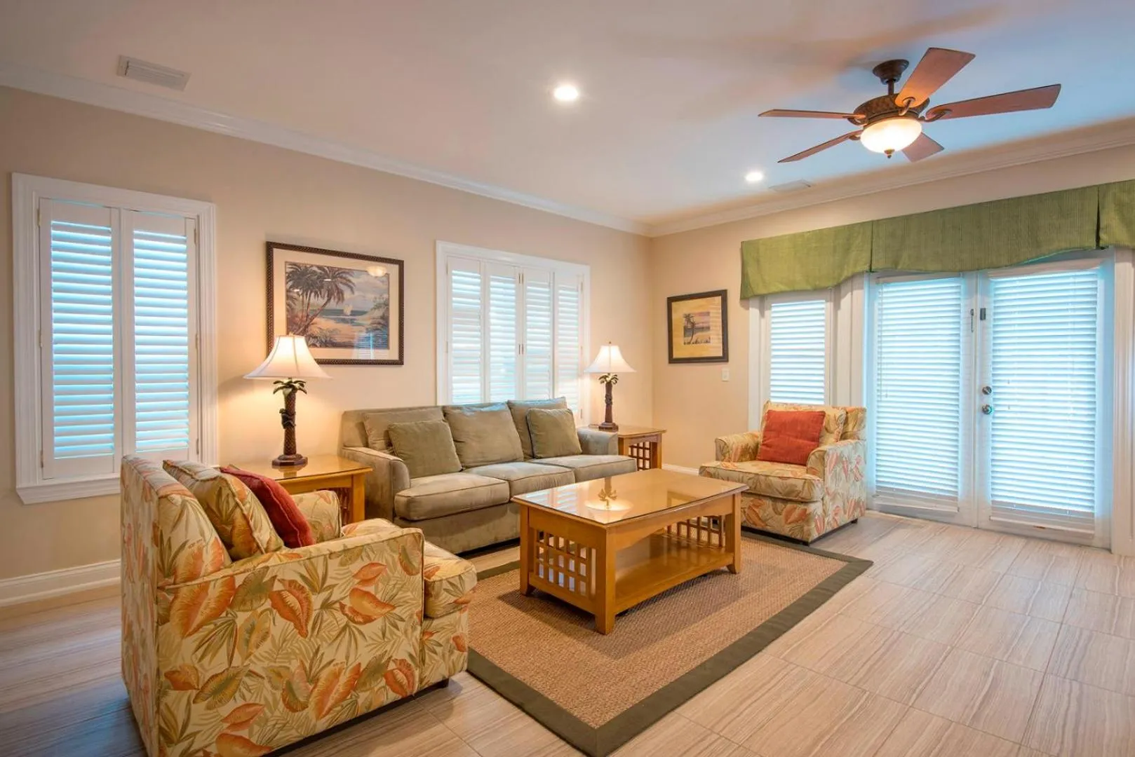 Living room in Hawks Cay Resort