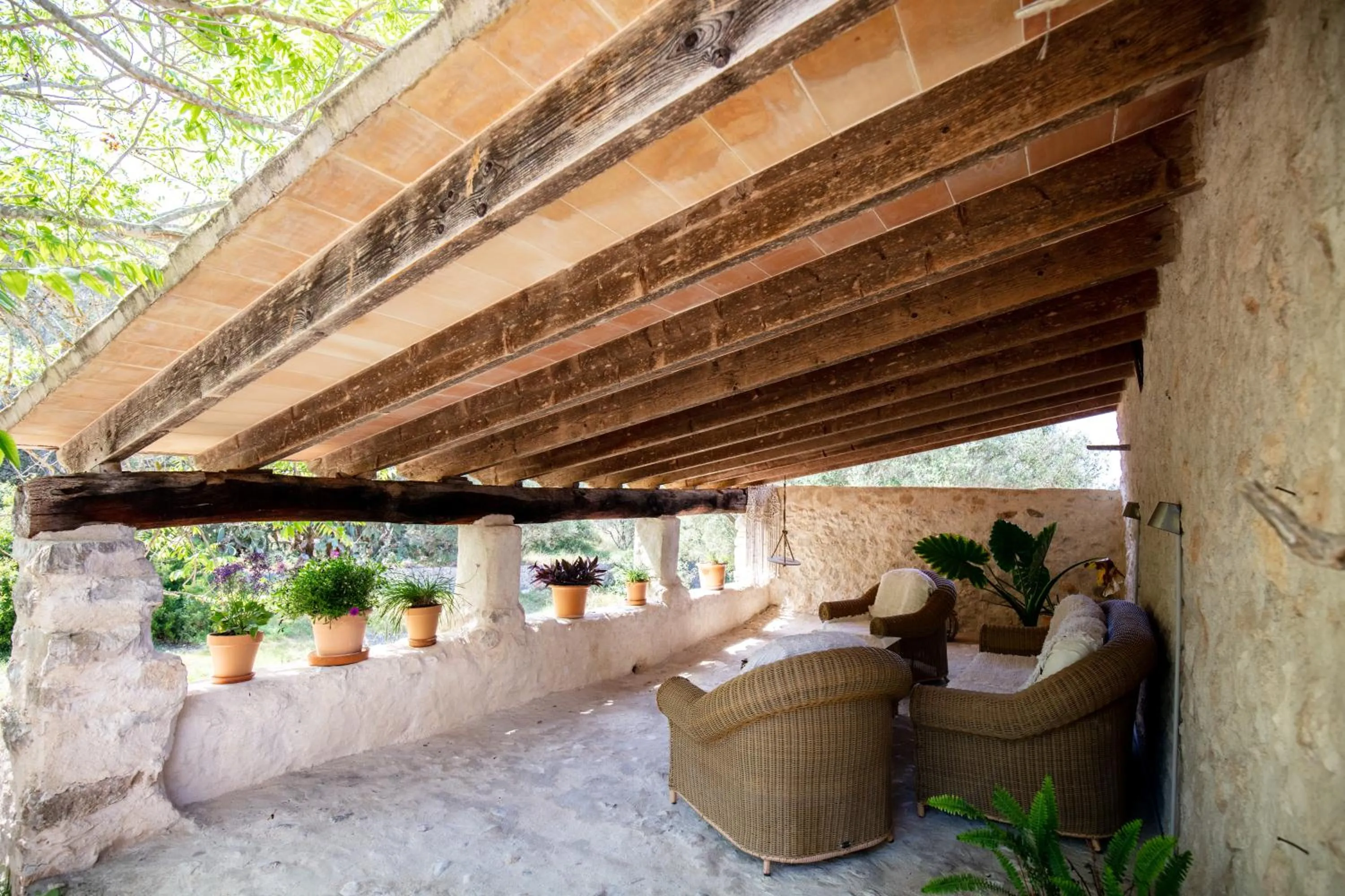 Patio in Agroturismo Son Boronat