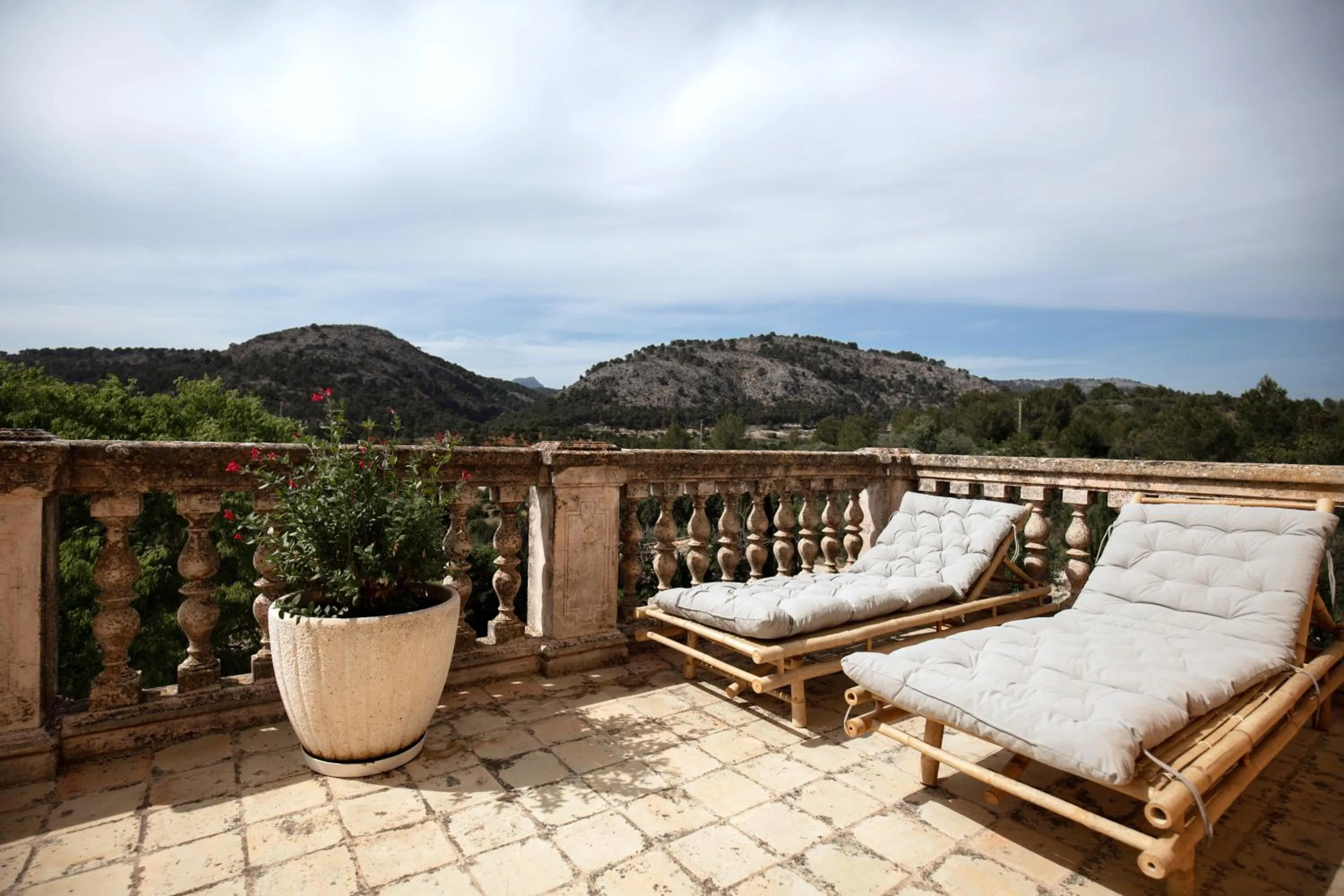 Balcony/Terrace in Agroturismo Son Boronat