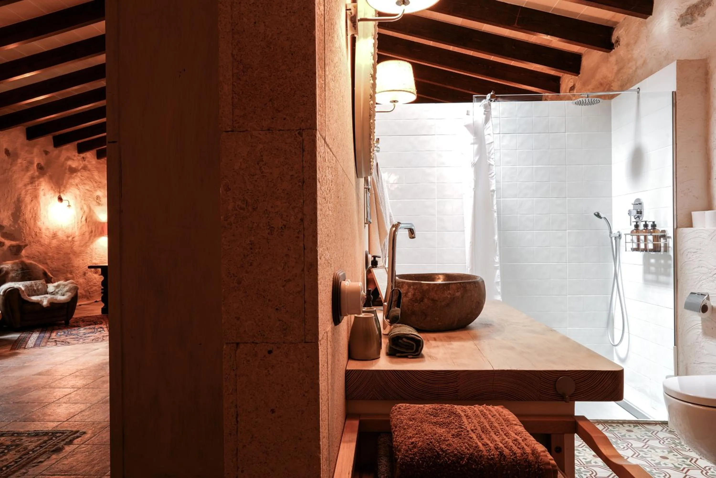 Shower in Agroturismo Son Boronat