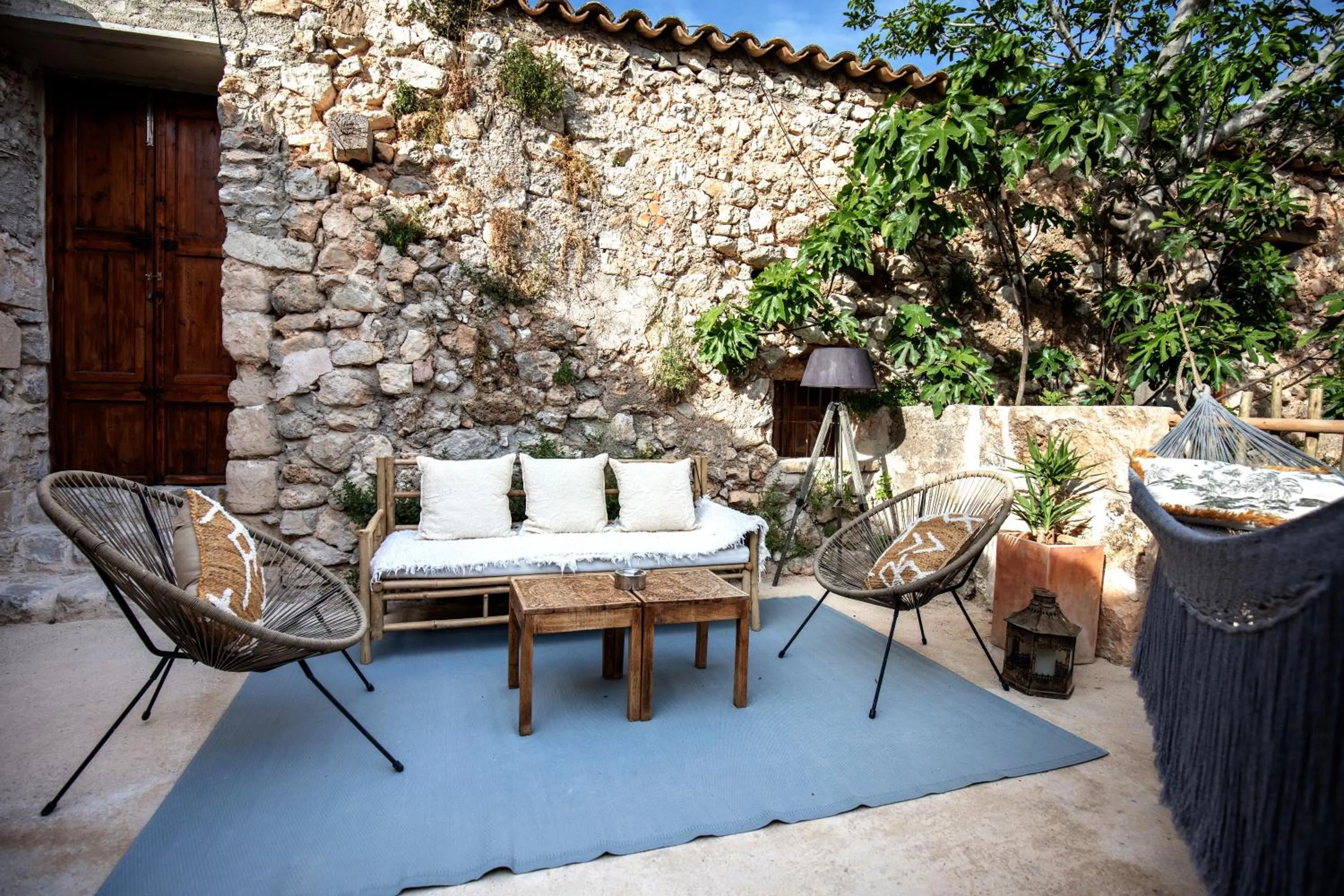 Patio in Agroturismo Son Boronat