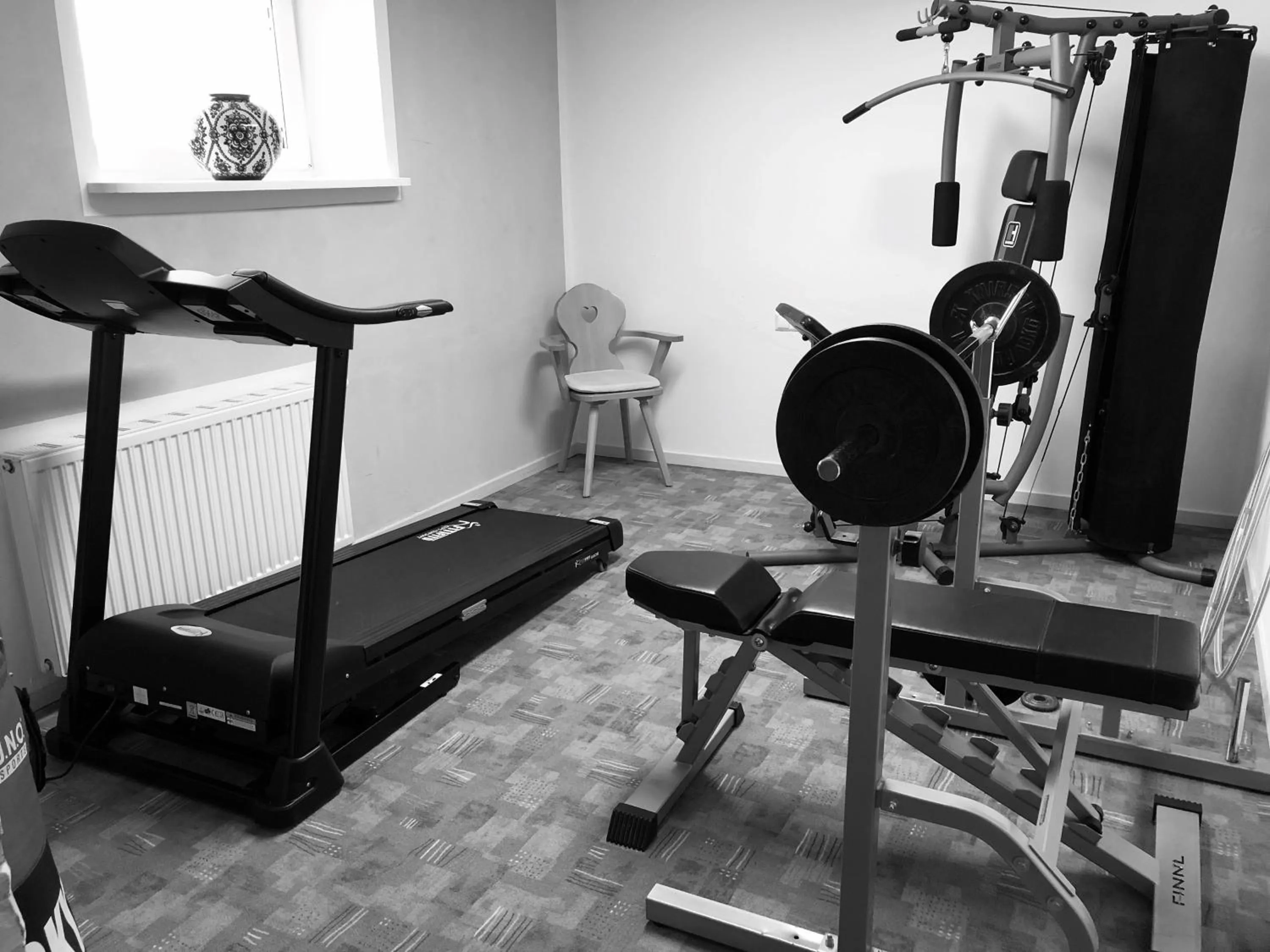 Fitness centre/facilities in Hotel Berghof