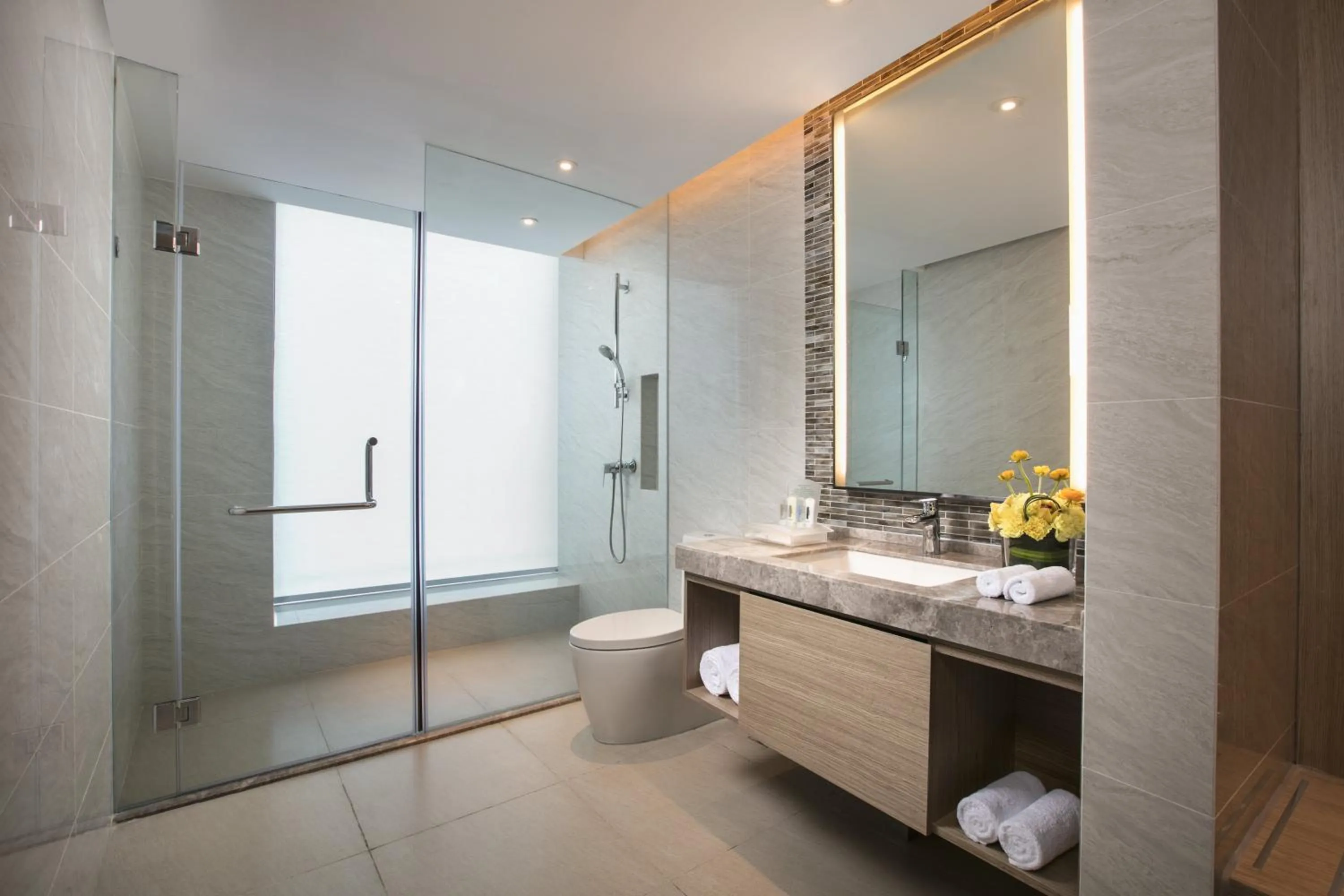 Bathroom in Holiday Inn Hangzhou Gongshu by IHG