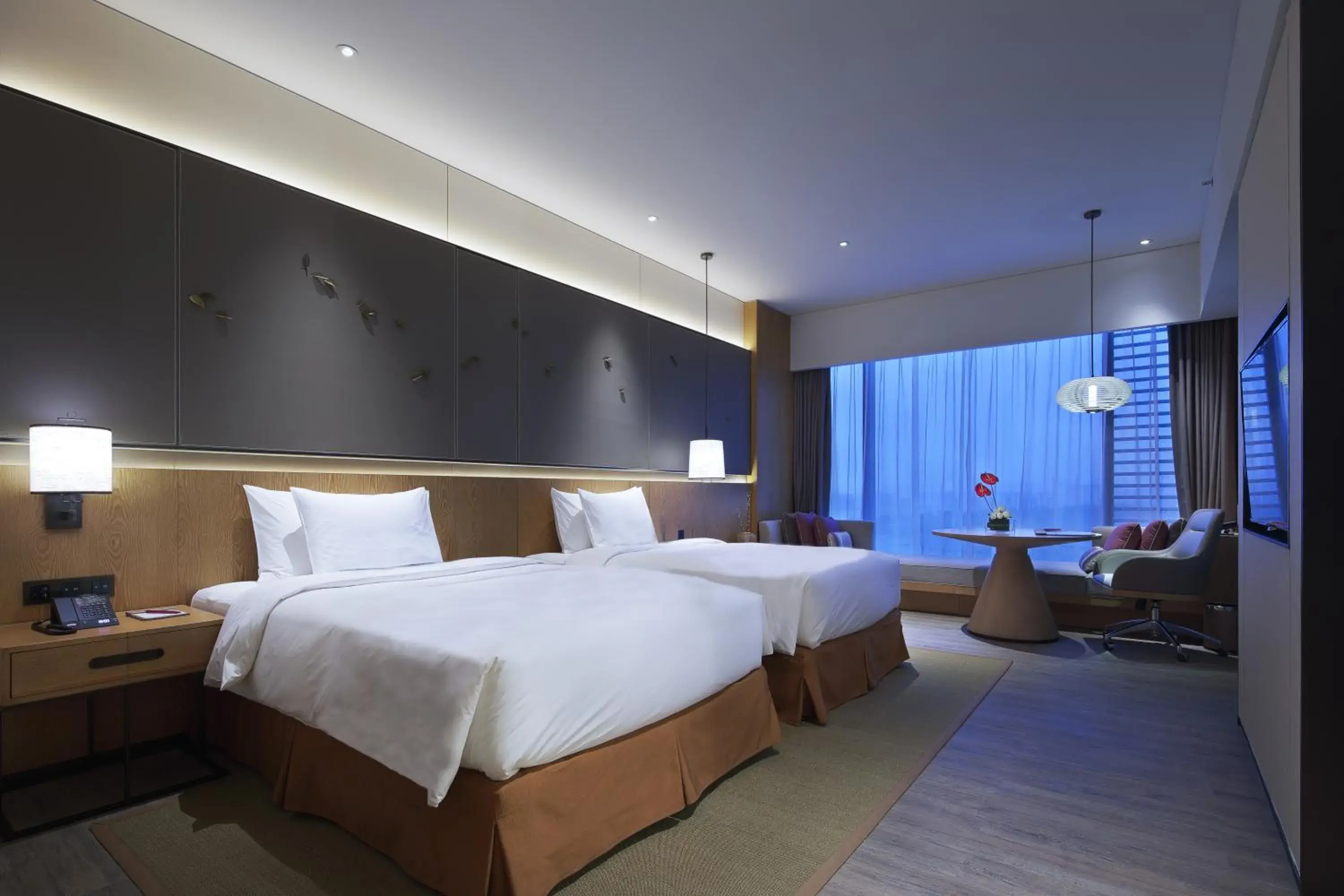 Premium Twin Room with Lounge Access in Crowne Plaza Nanchang Wanli by IHG Premium Twin Room with Lounge Access in Crowne Plaza Nanchang Wanli by IHG
