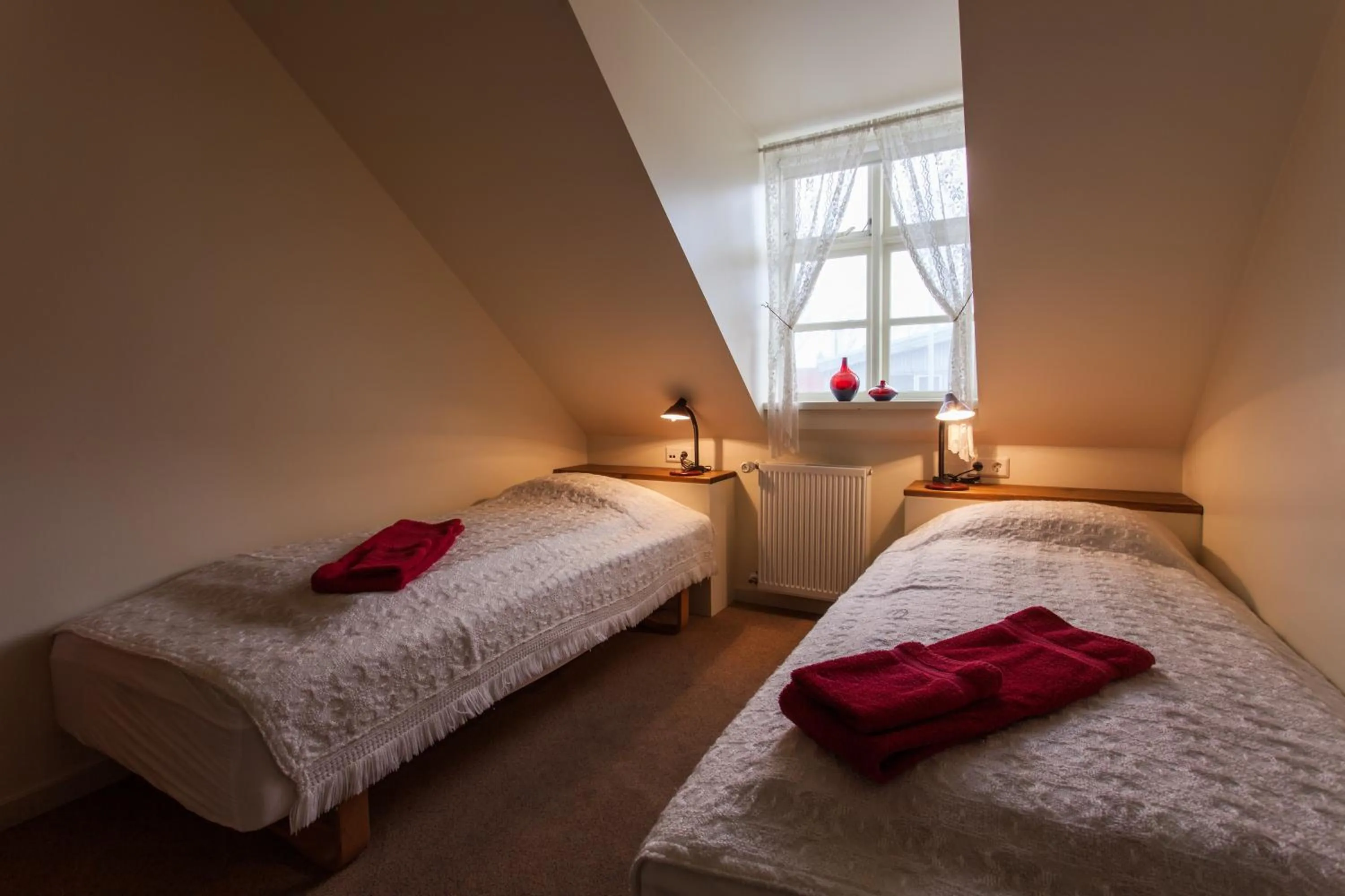 Bed in Guesthouse Gamla