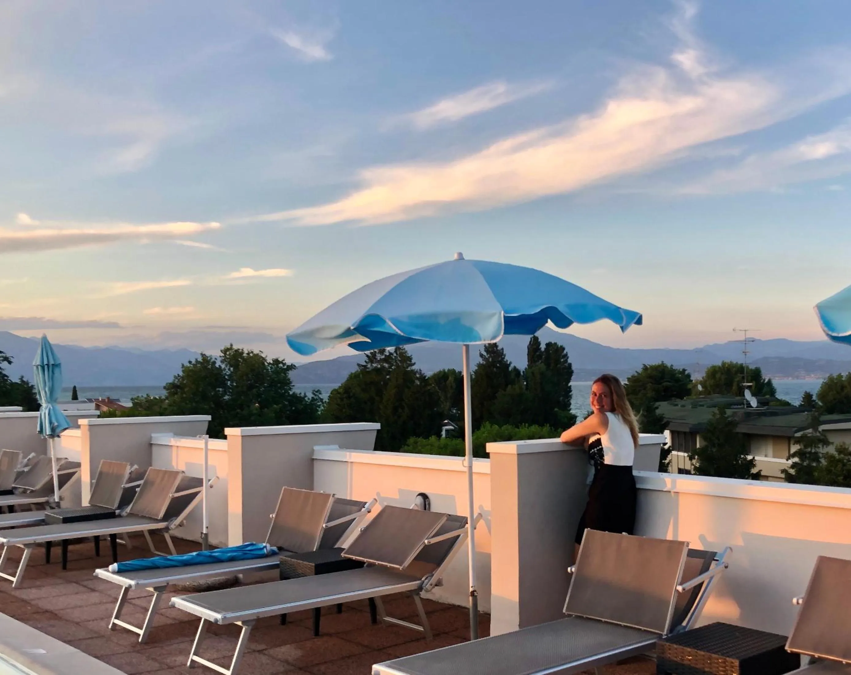 Swimming pool in Hotel Alfieri