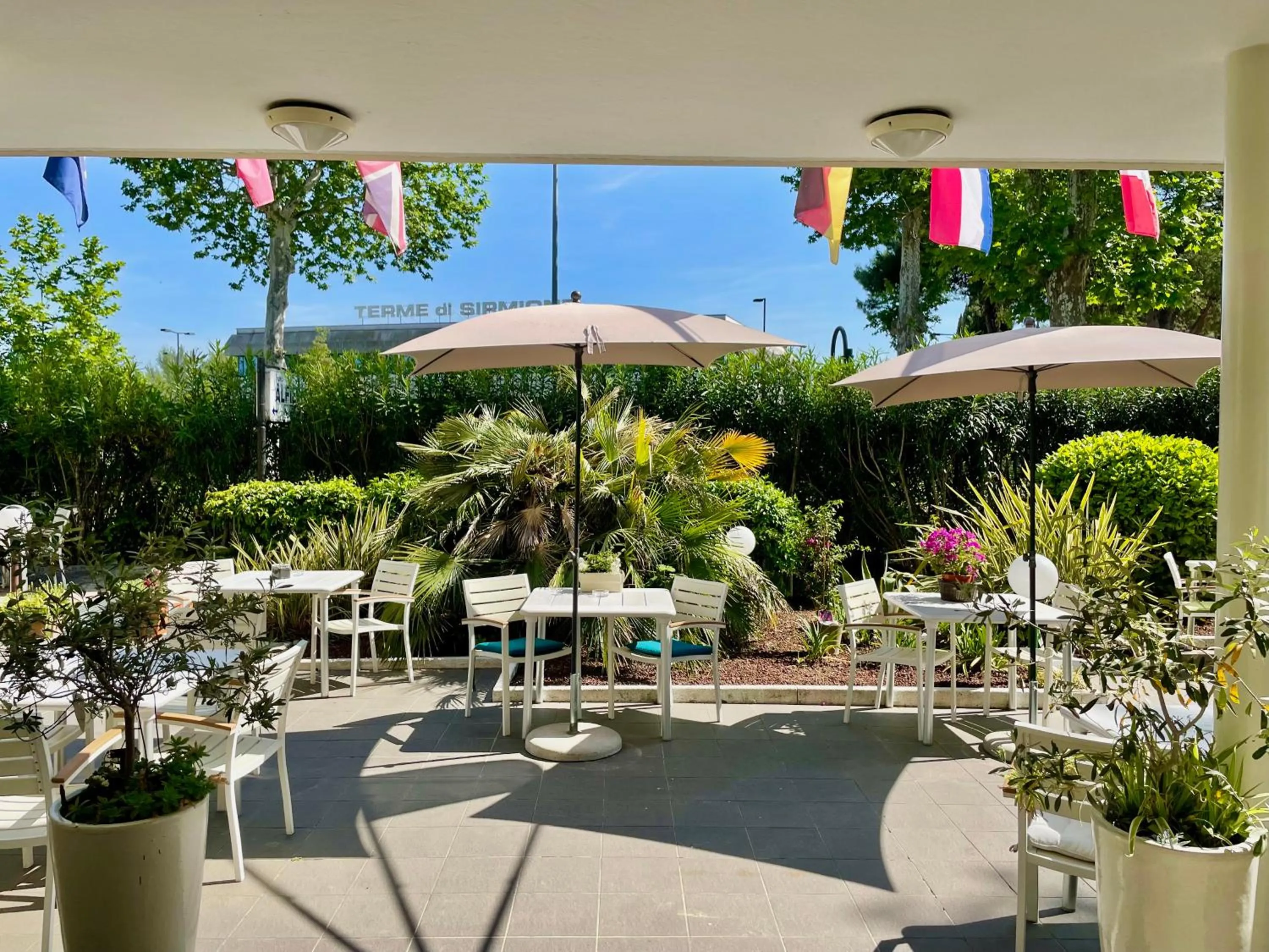 Garden in Hotel Alfieri