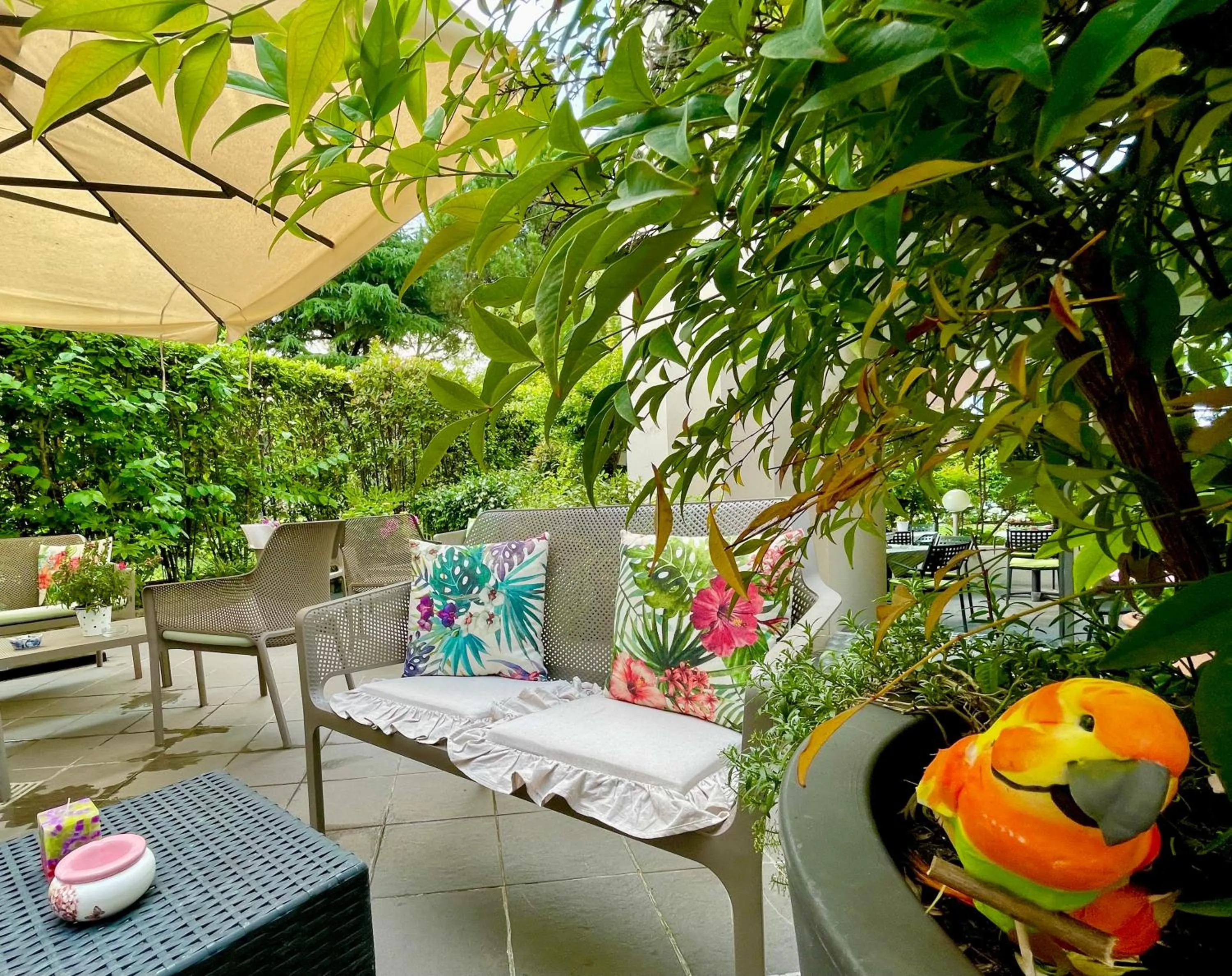 Garden in Hotel Alfieri