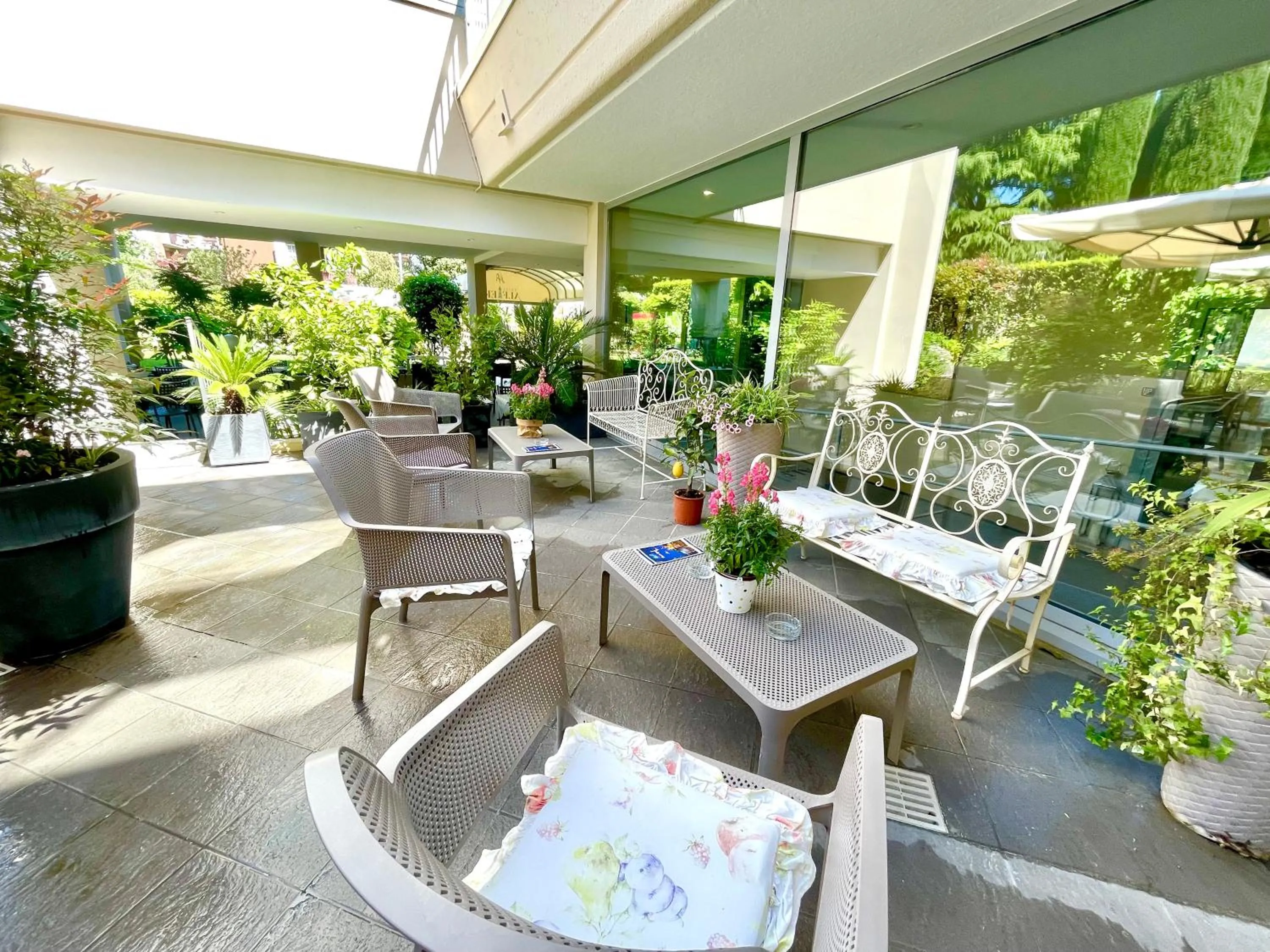 Garden in Hotel Alfieri