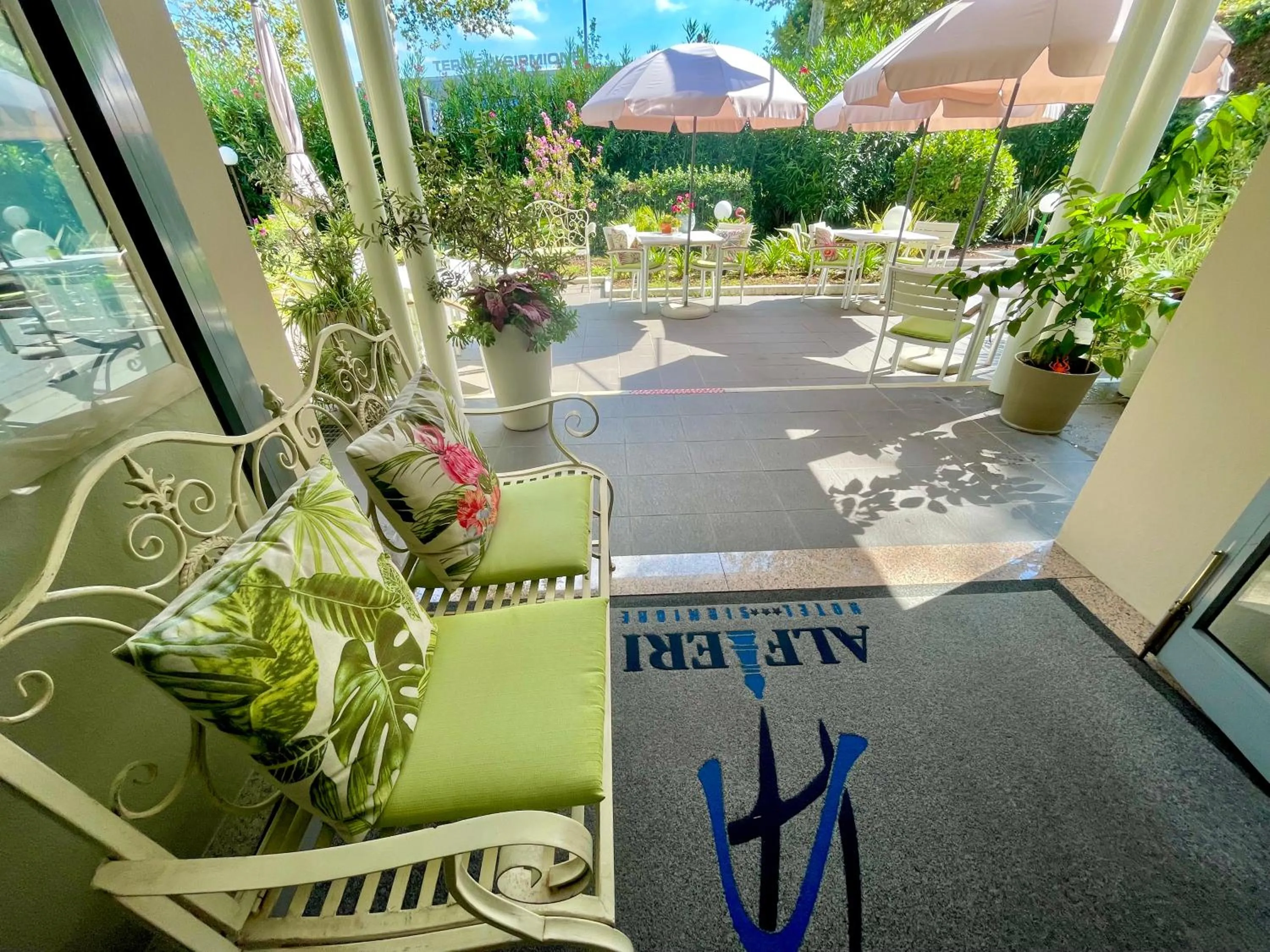 Garden in Hotel Alfieri