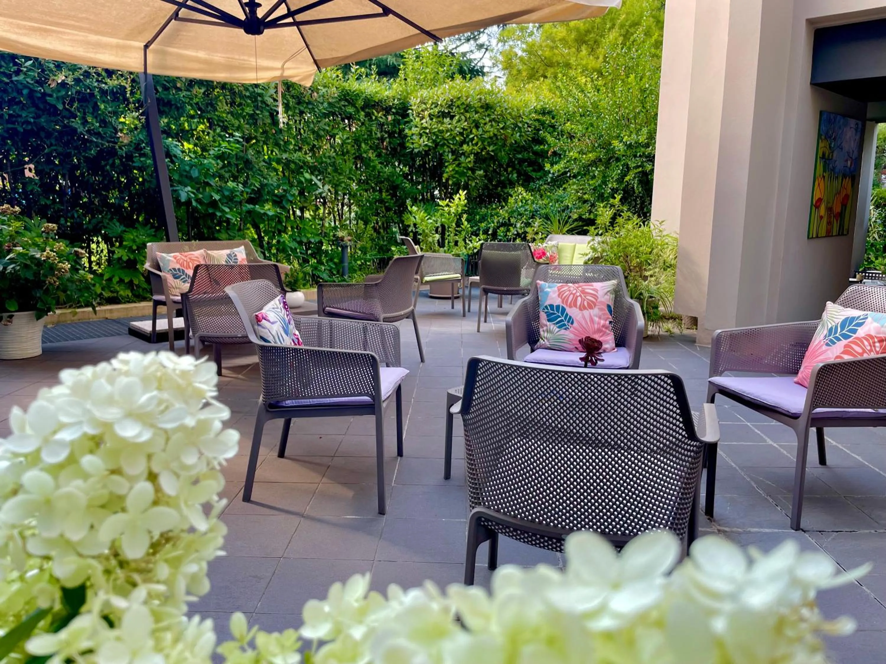 Garden in Hotel Alfieri