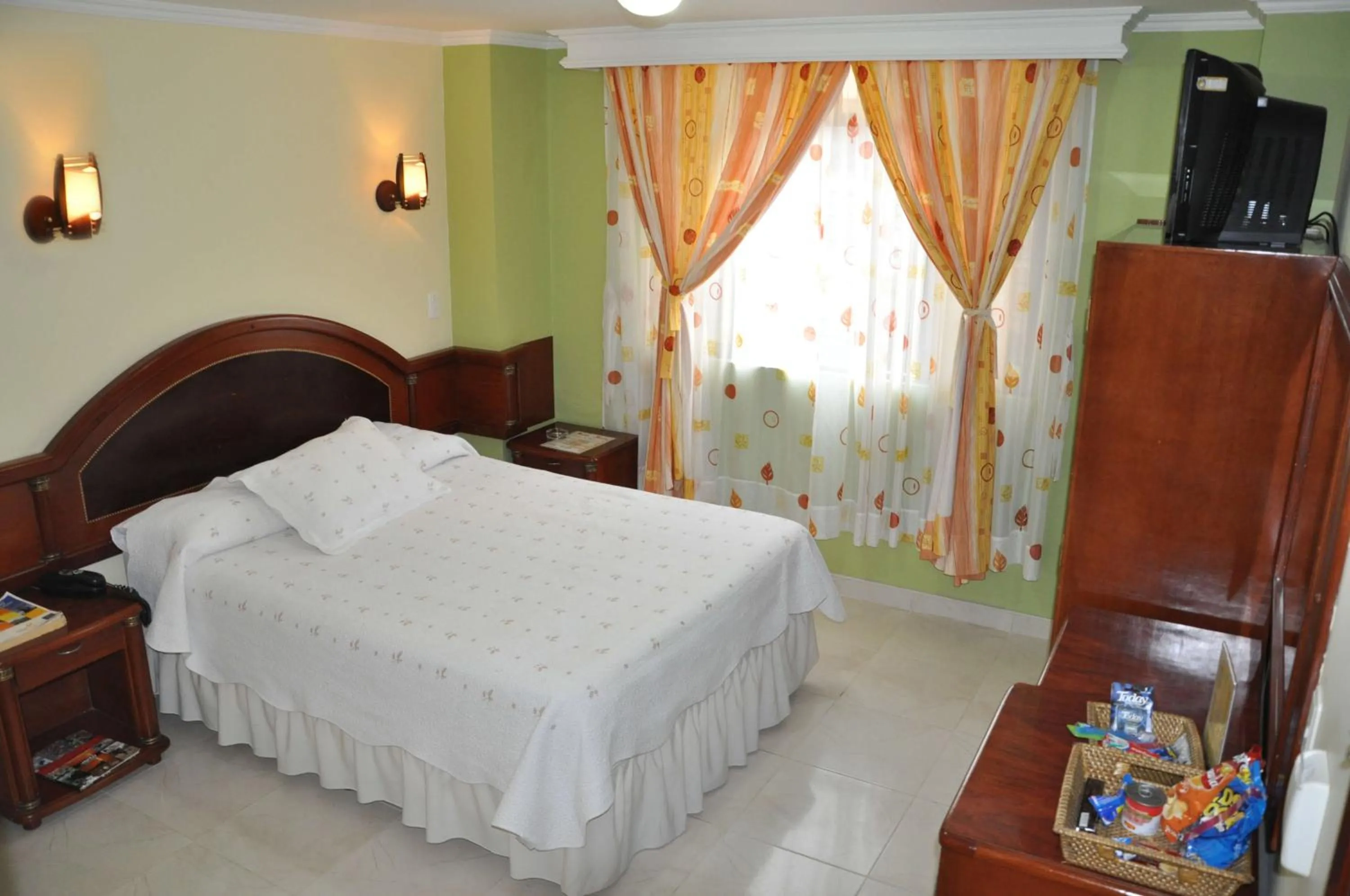 Bed in Hotel el Caimito
