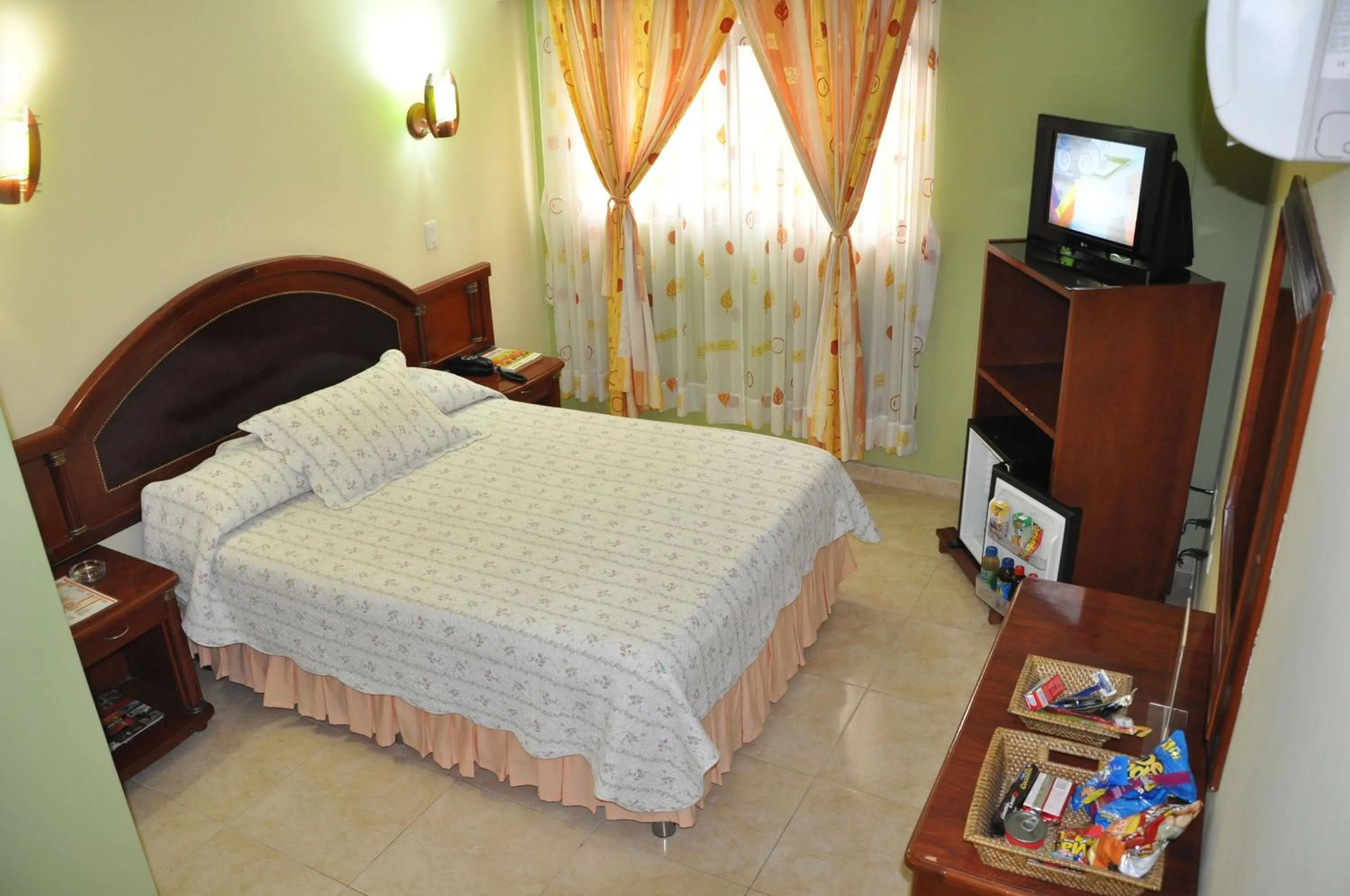 Bed in Hotel el Caimito