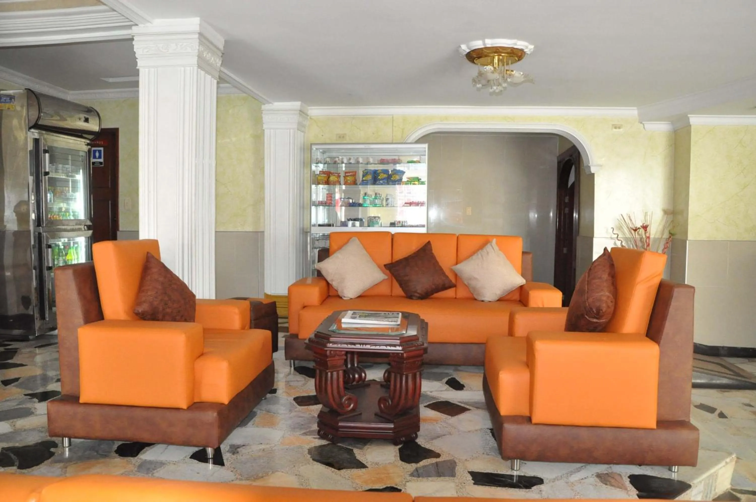 Lobby or reception in Hotel el Caimito