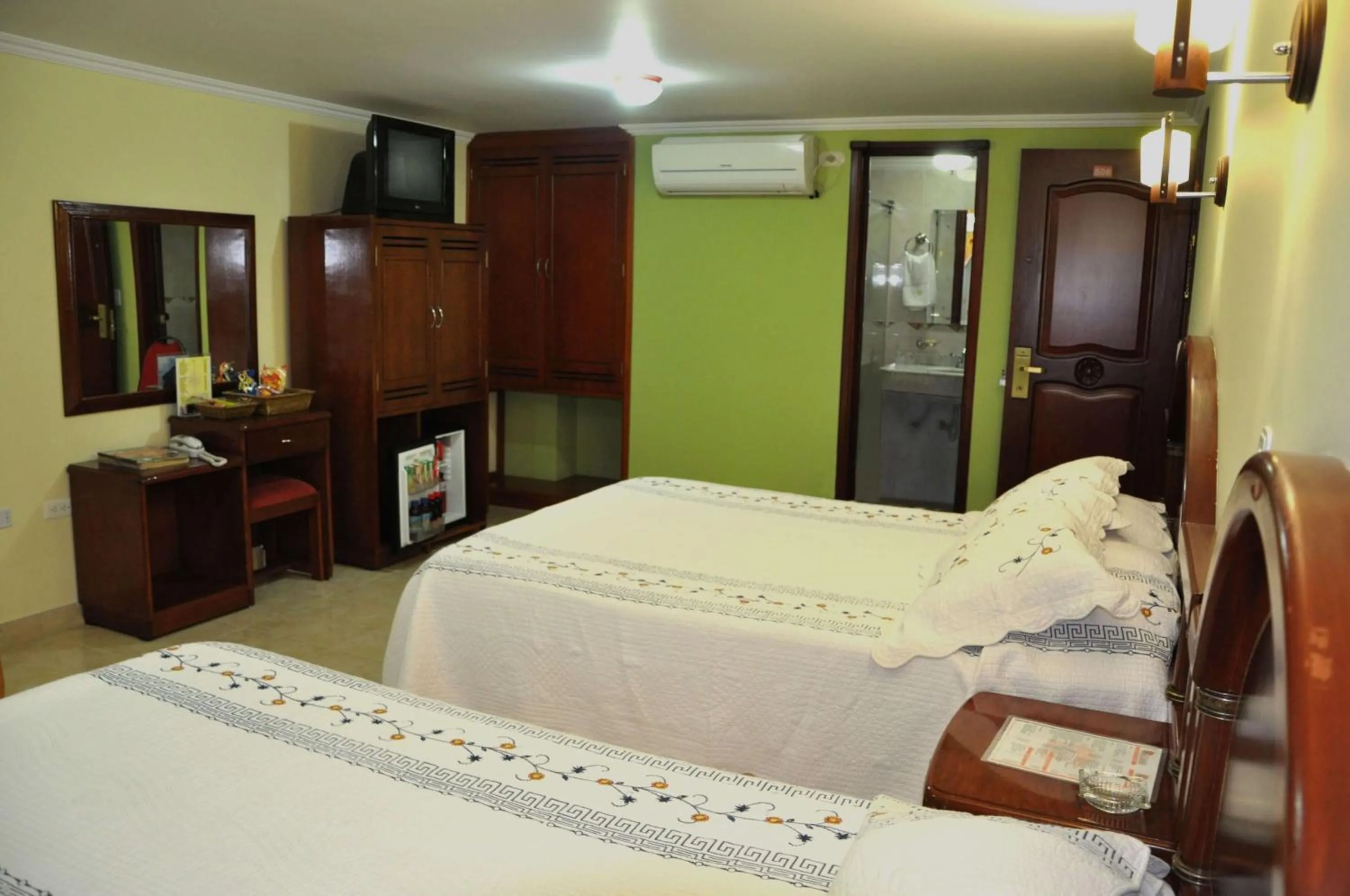 Bed in Hotel el Caimito