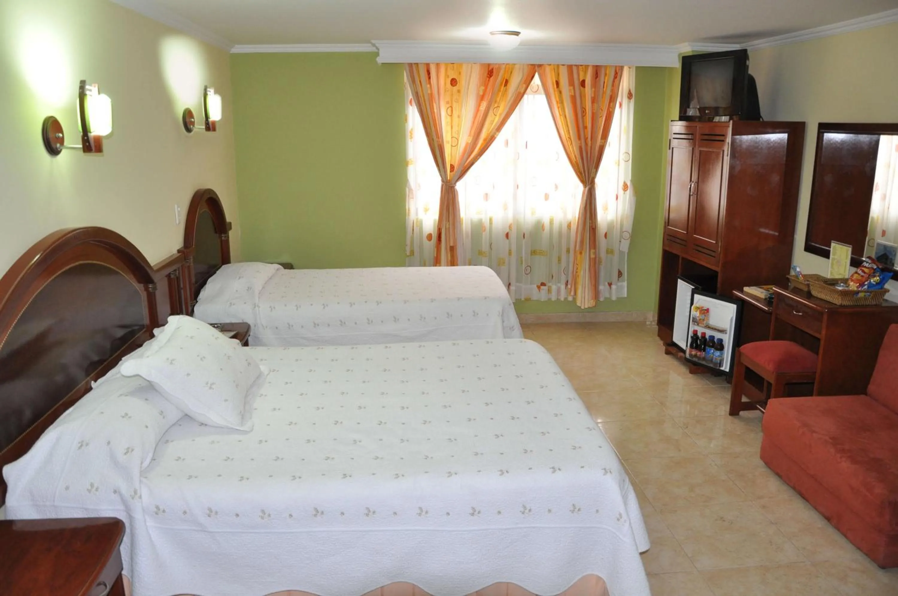 Bed in Hotel el Caimito