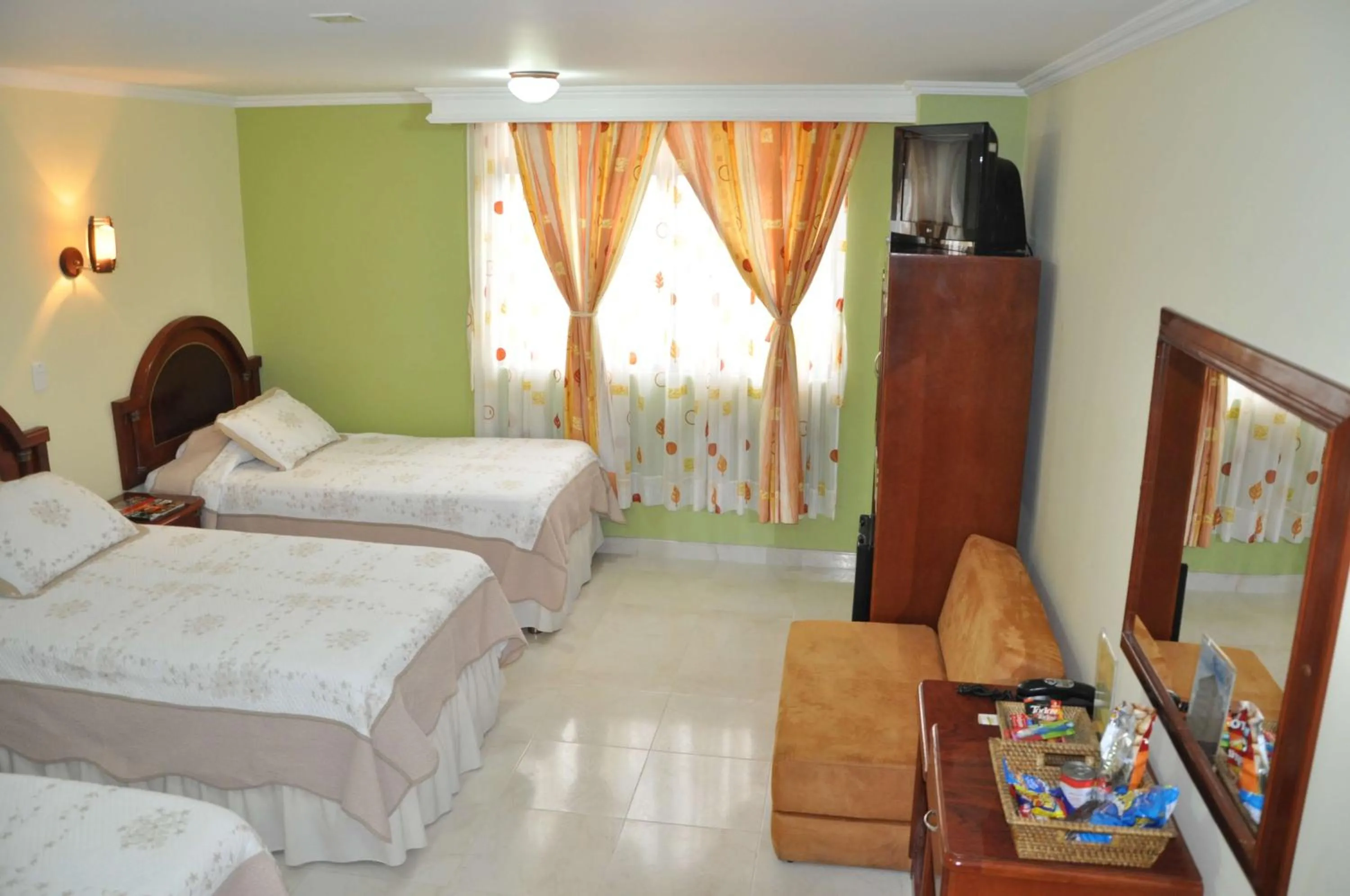 Bed in Hotel el Caimito
