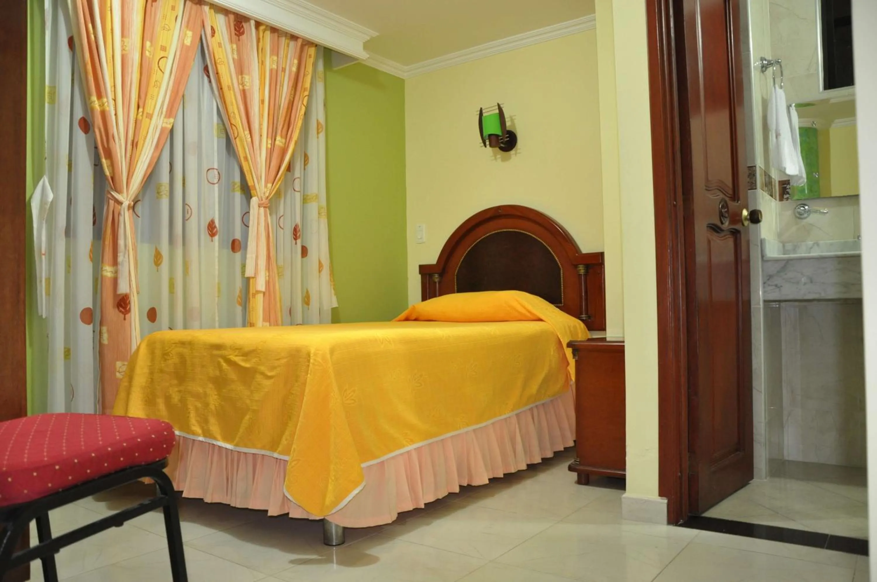Bed in Hotel el Caimito