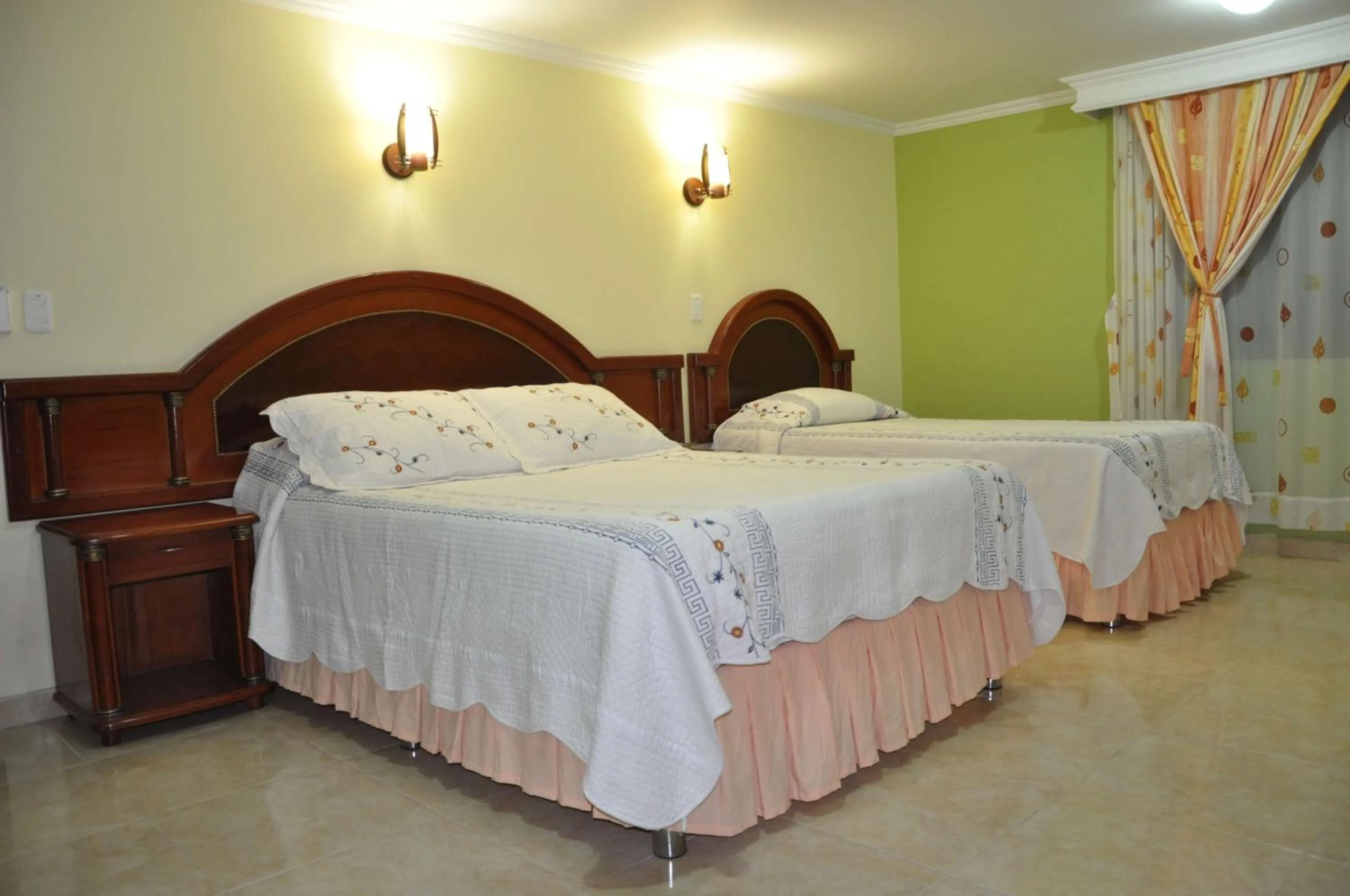 Bed in Hotel el Caimito