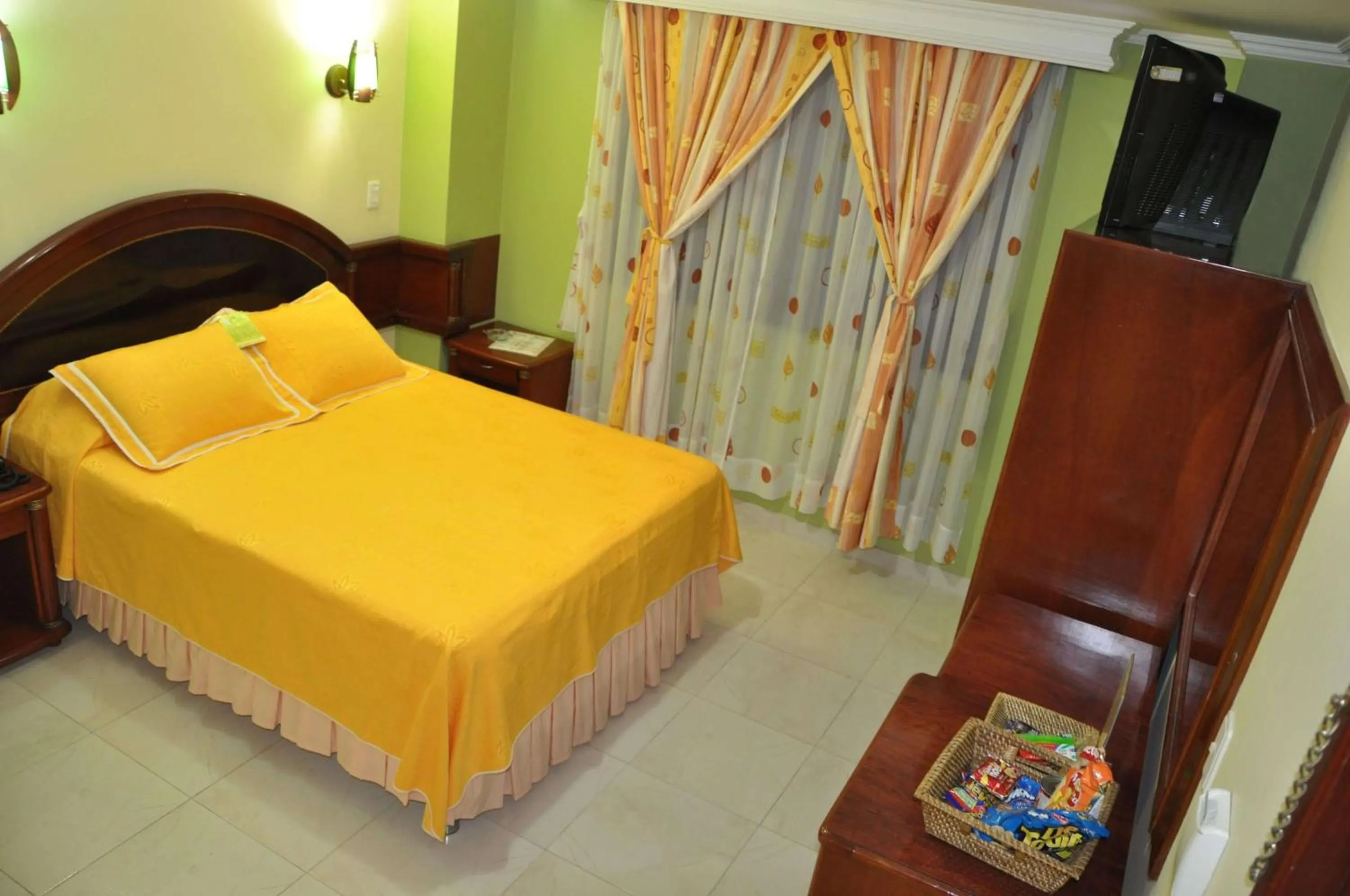 Bed in Hotel el Caimito