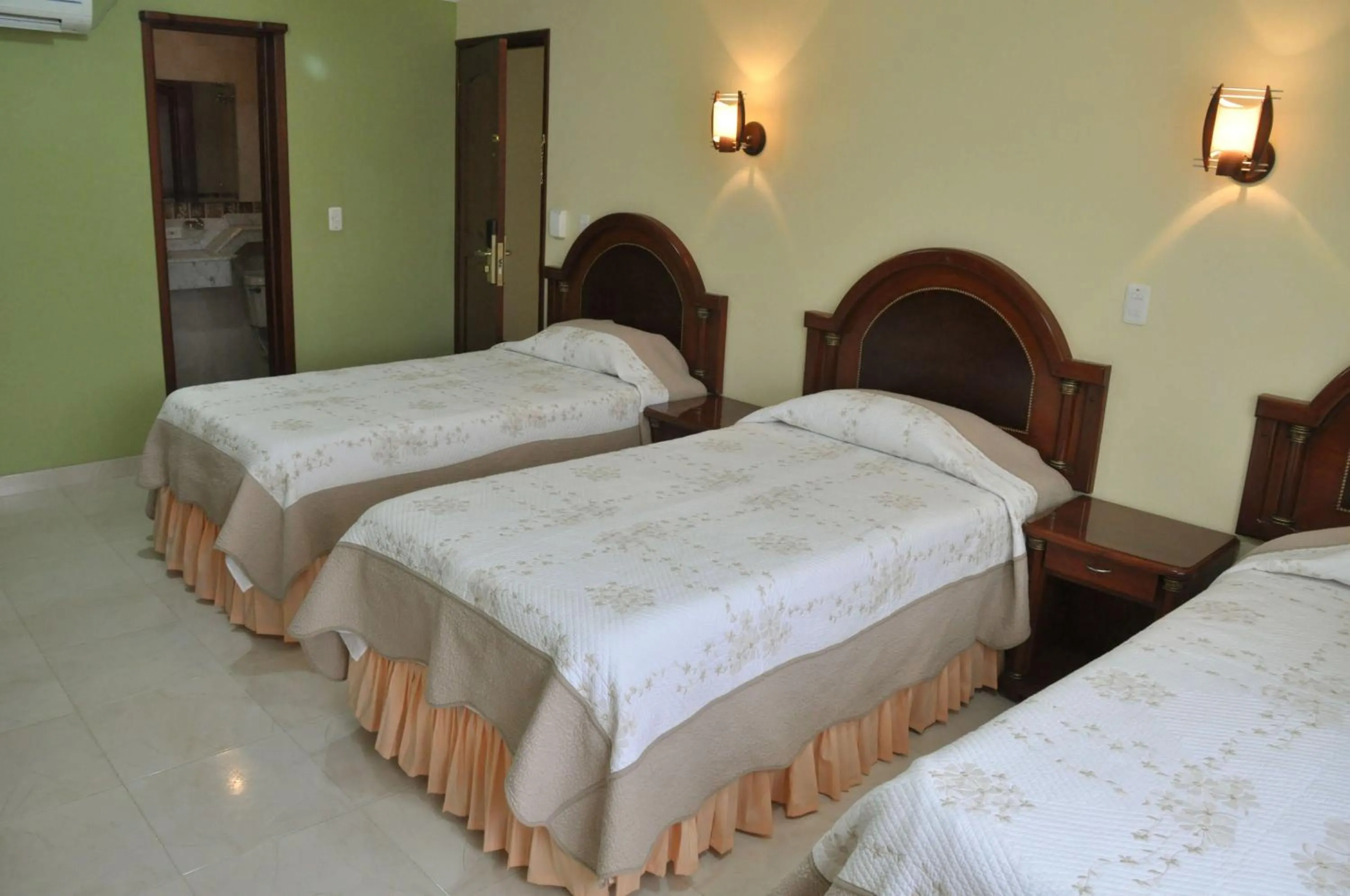 Bed in Hotel el Caimito