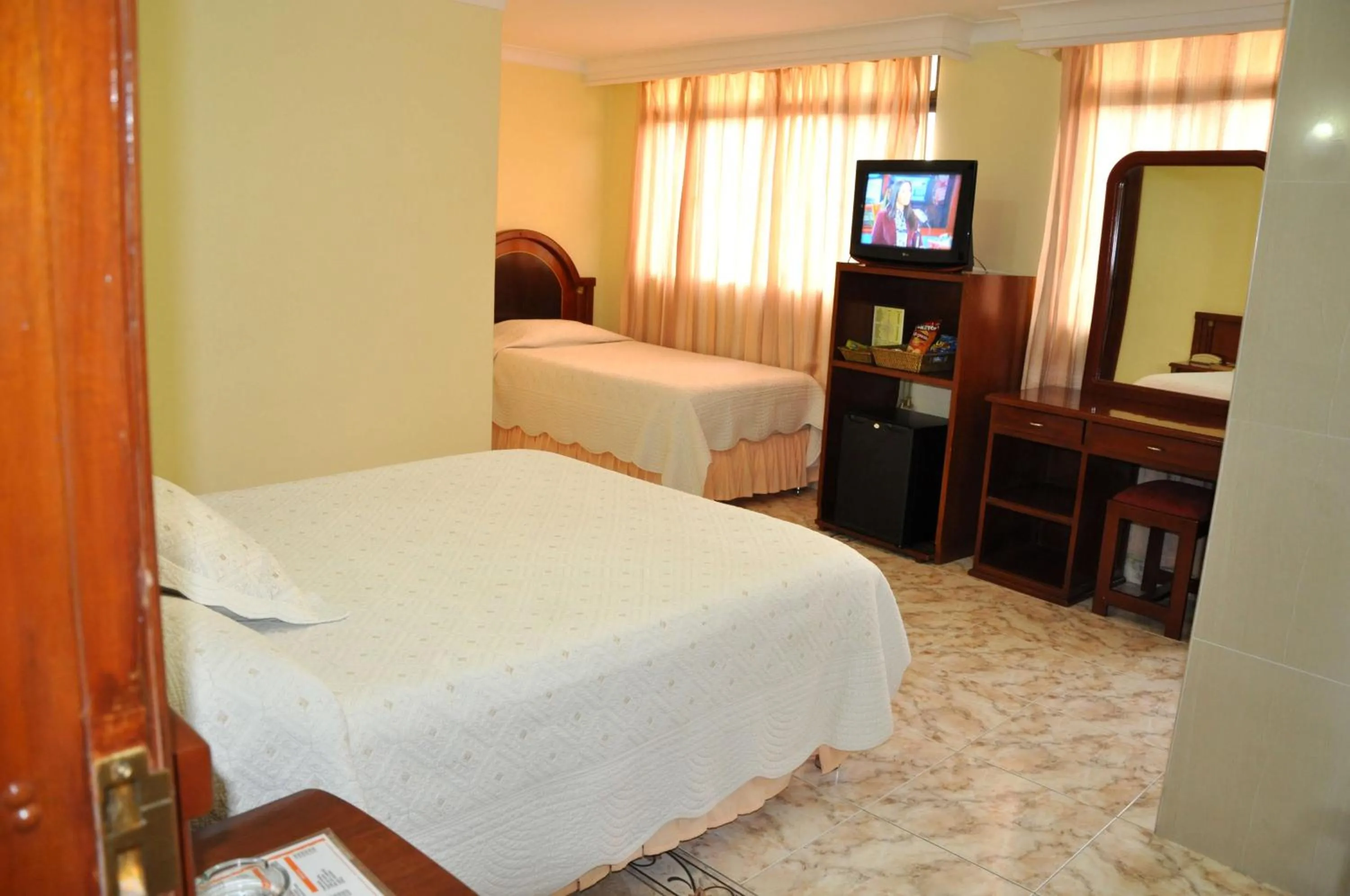 Bed in Hotel el Caimito