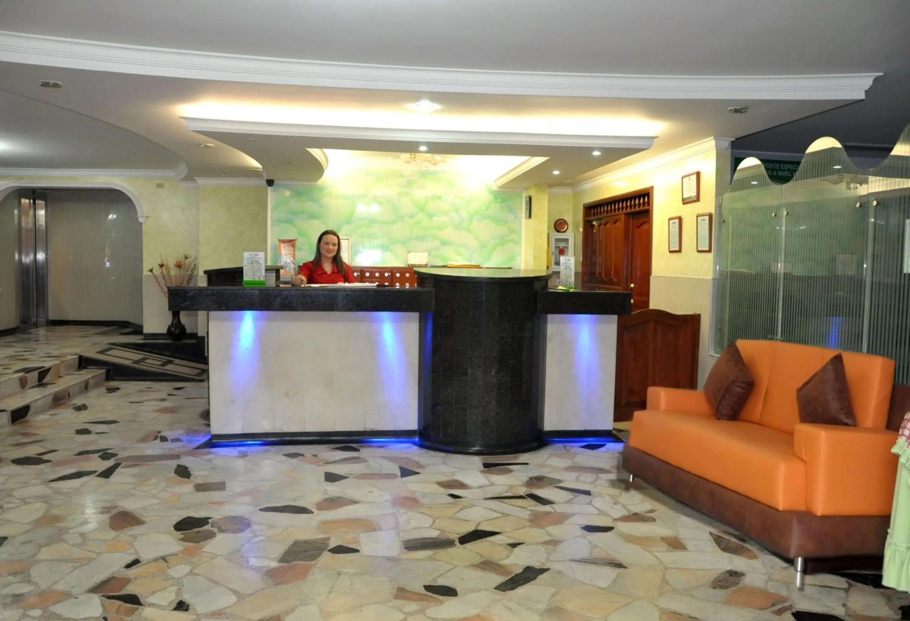 Lobby or reception in Hotel el Caimito