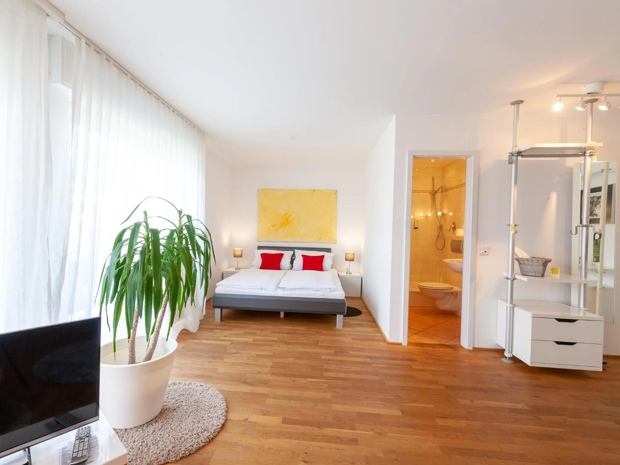 Bed in Hotel Eikamper Höhe