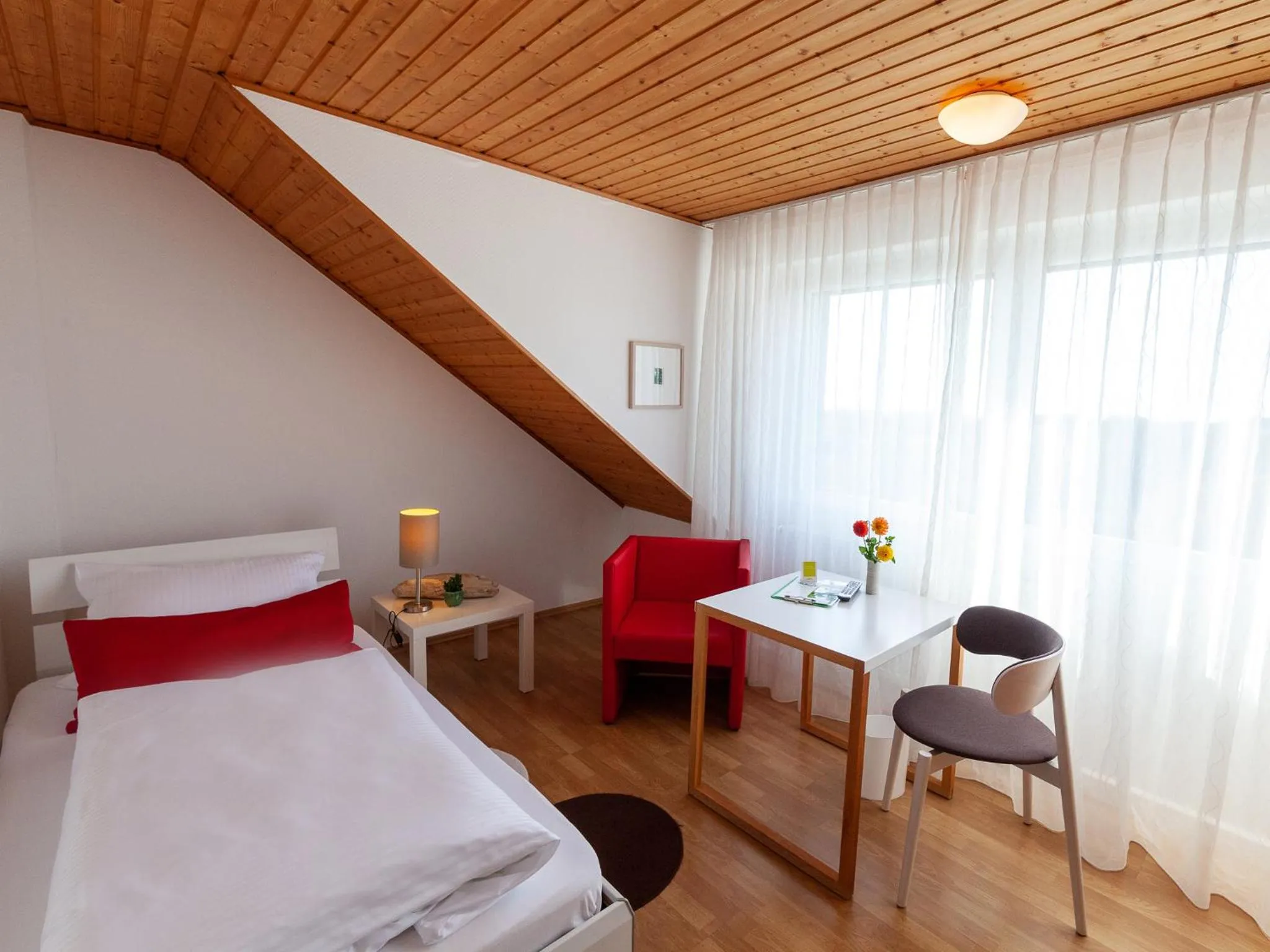 Bed in Hotel Eikamper Höhe