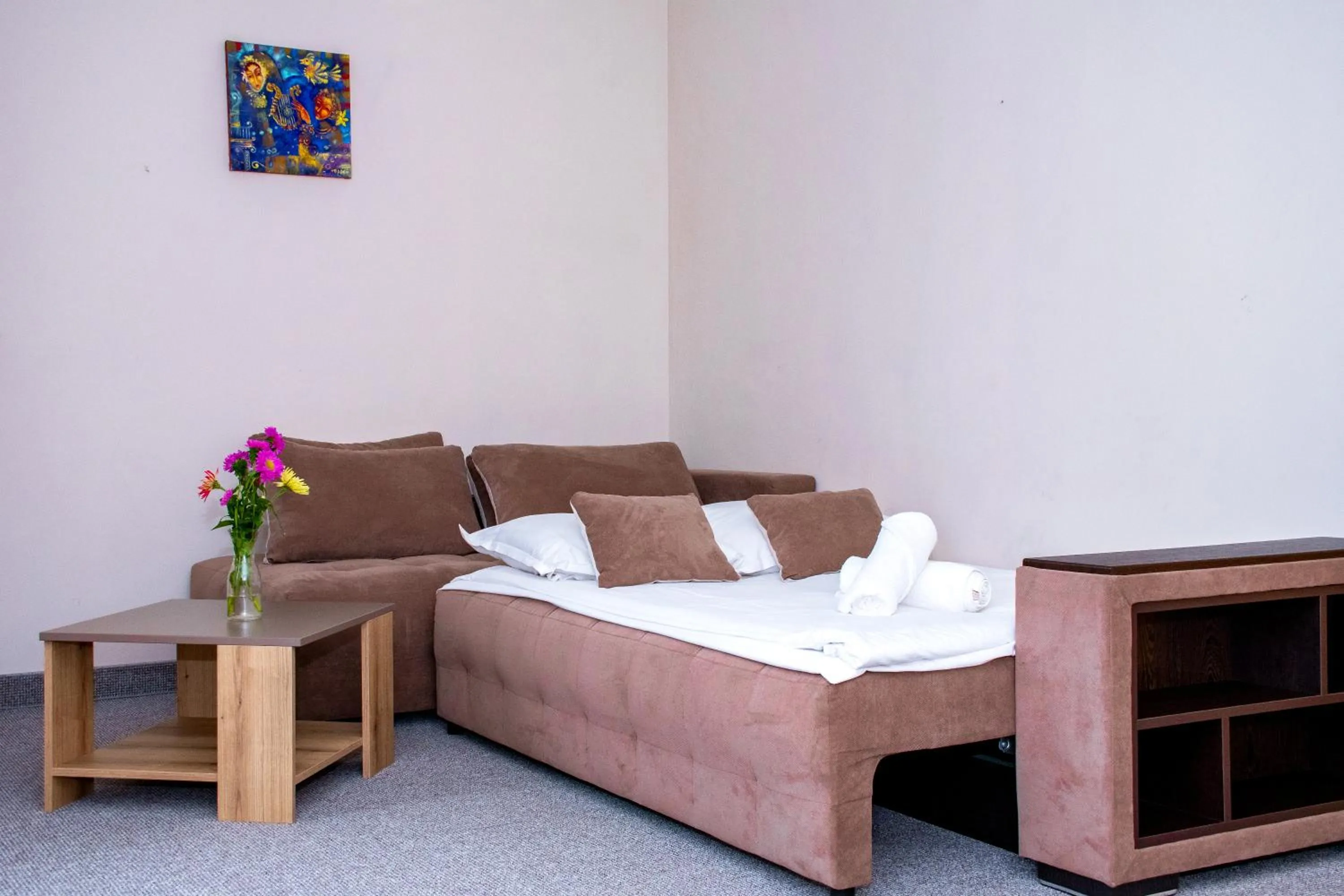 Bedroom, Bed in Hotel Orphey