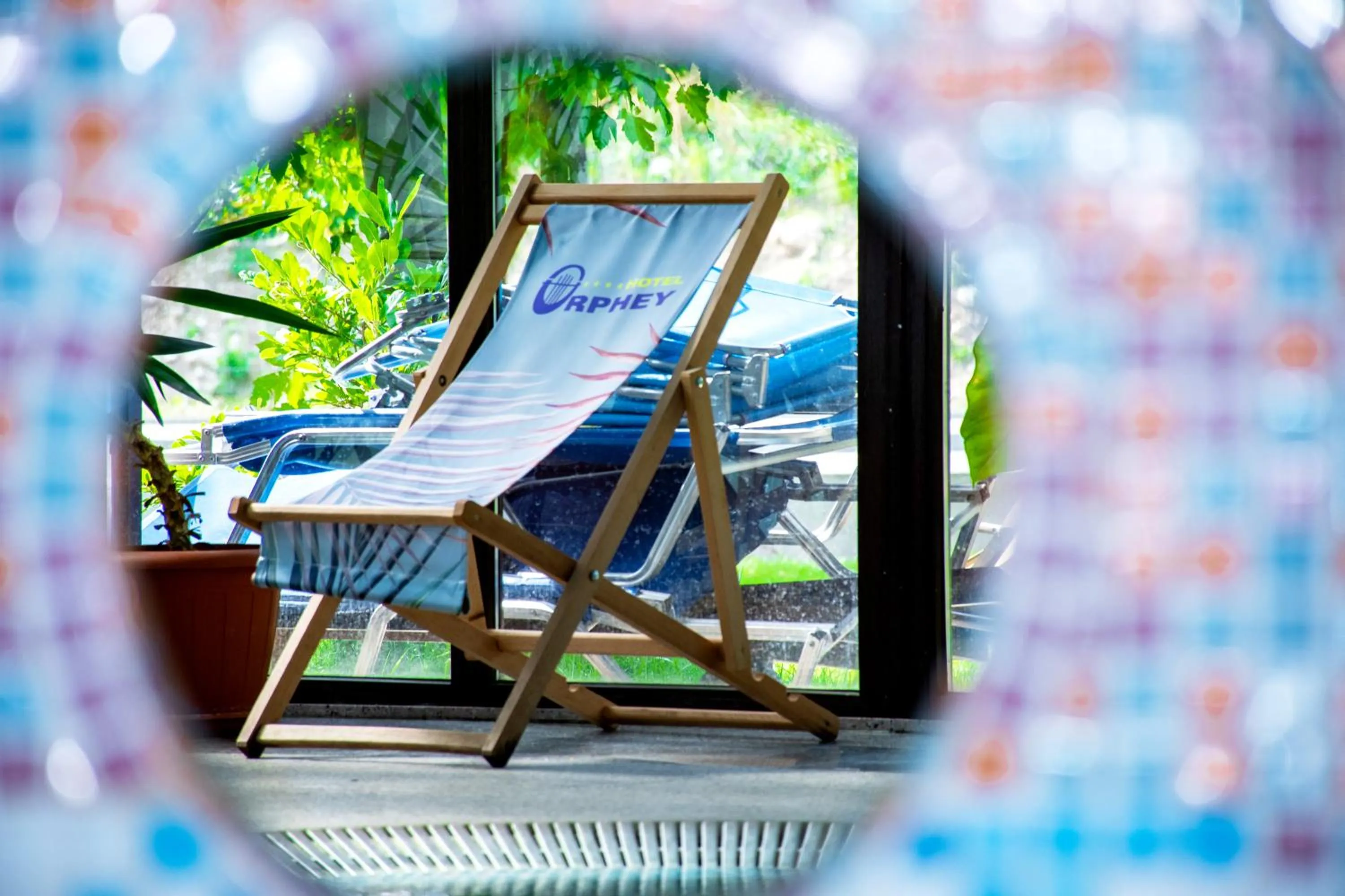 Seating area in Hotel Orphey