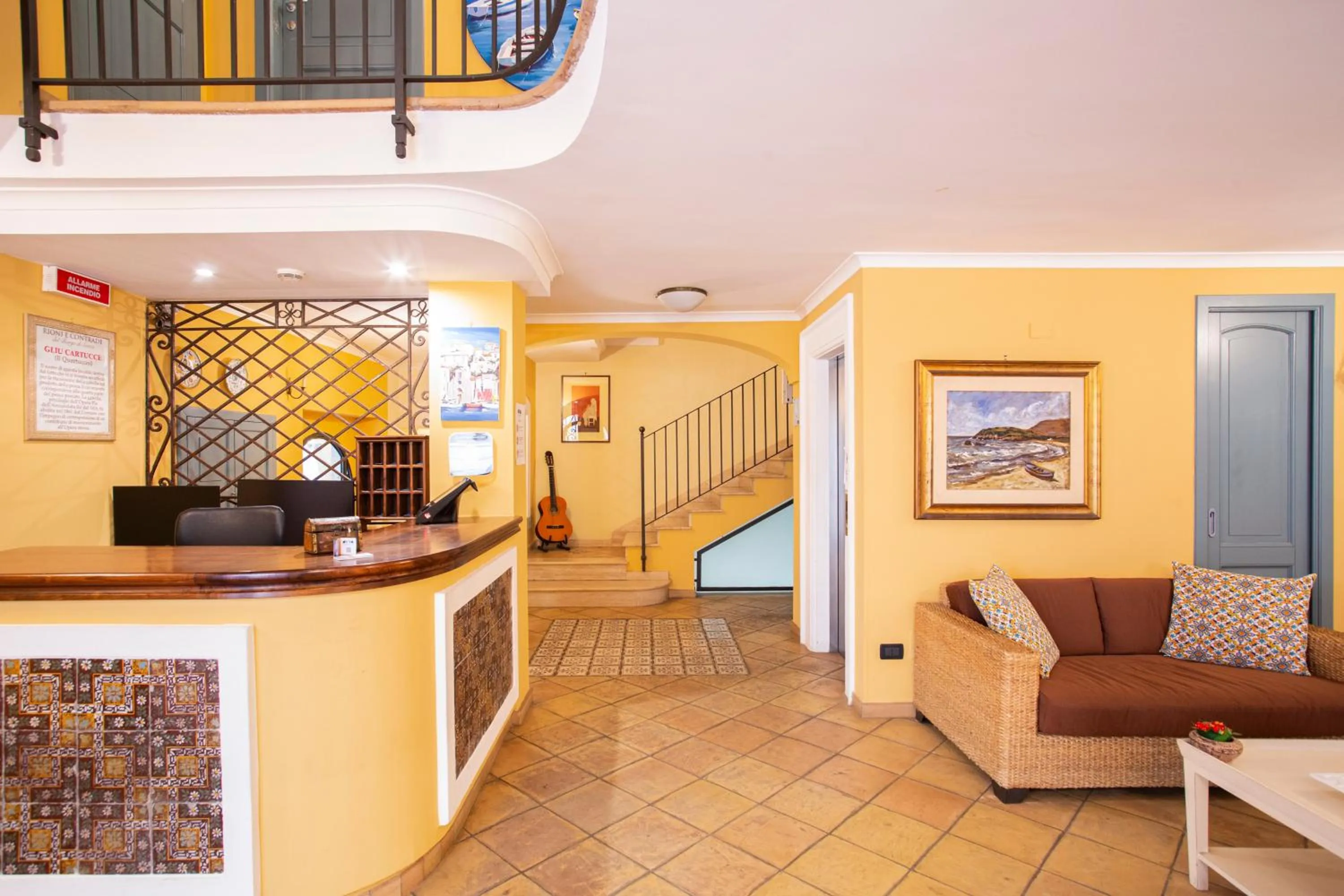 Lobby or reception in Quartuccio - Albergo Diffuso - Gaeta