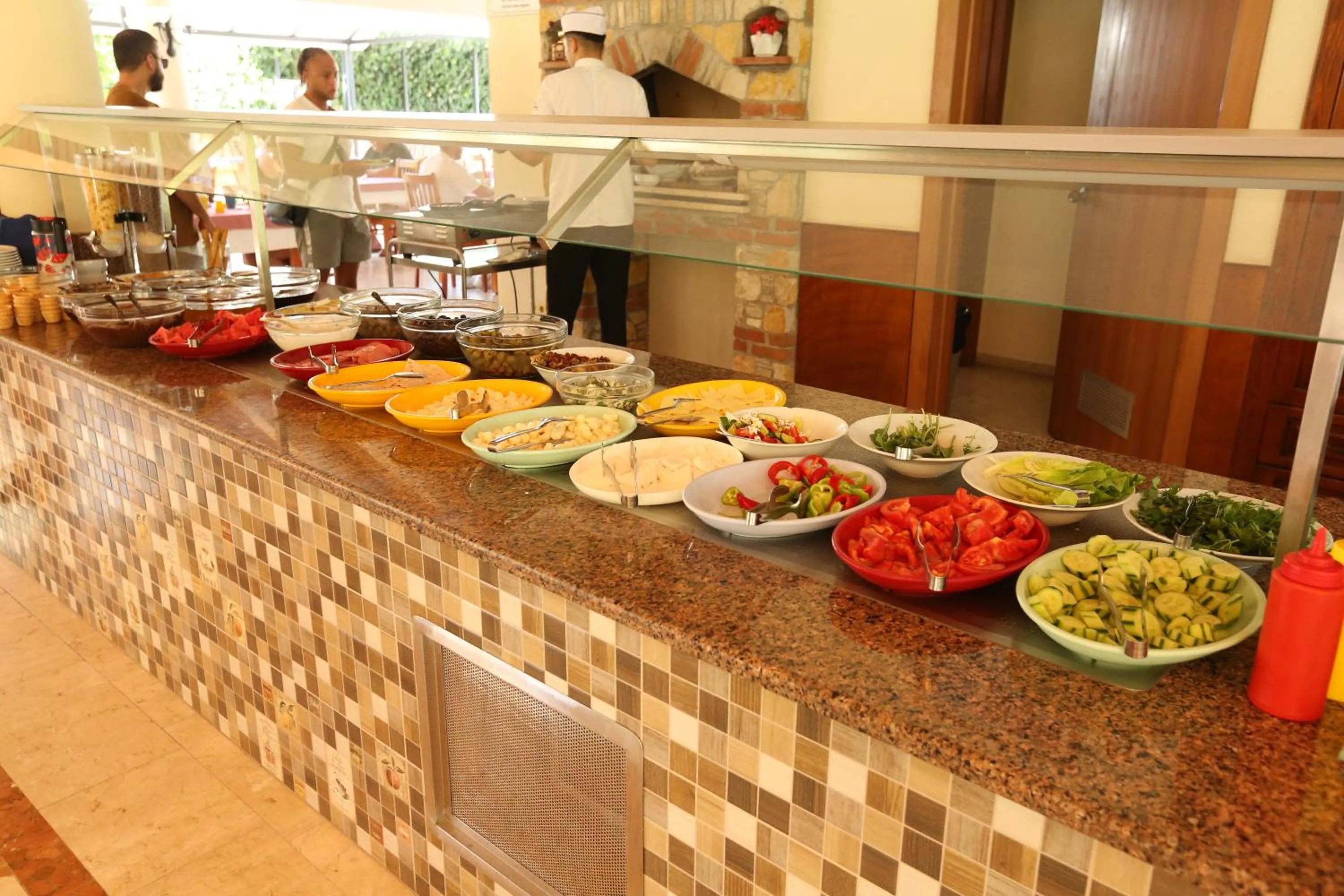 Buffet breakfast in Mavruka Hotel