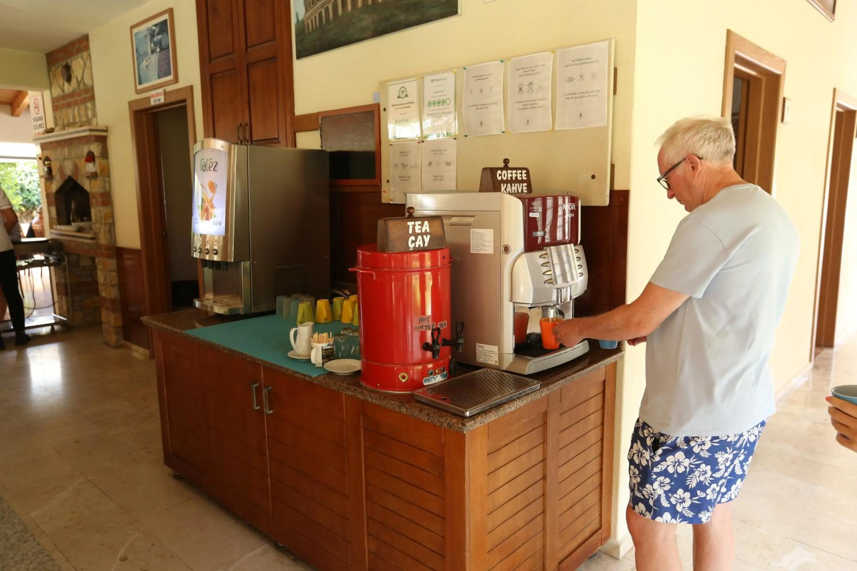 Buffet breakfast in Mavruka Hotel