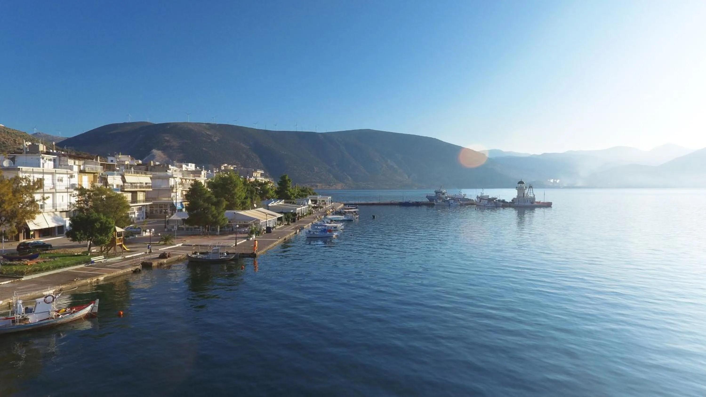 Natural landscape in Antikyra Beach Hotel