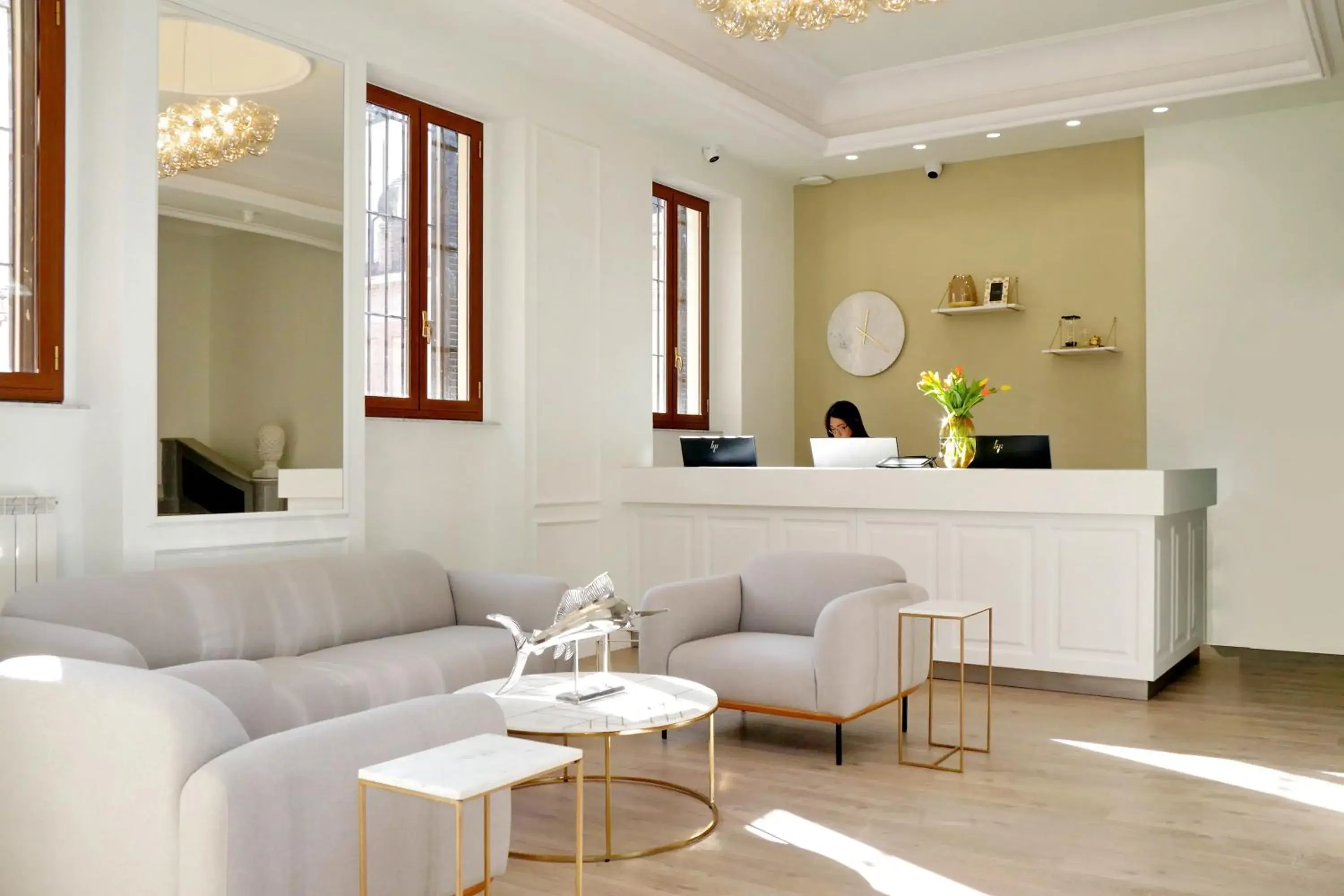 Lobby or reception in Casa Santa Sofia Lobby or reception in Casa Santa Sofia