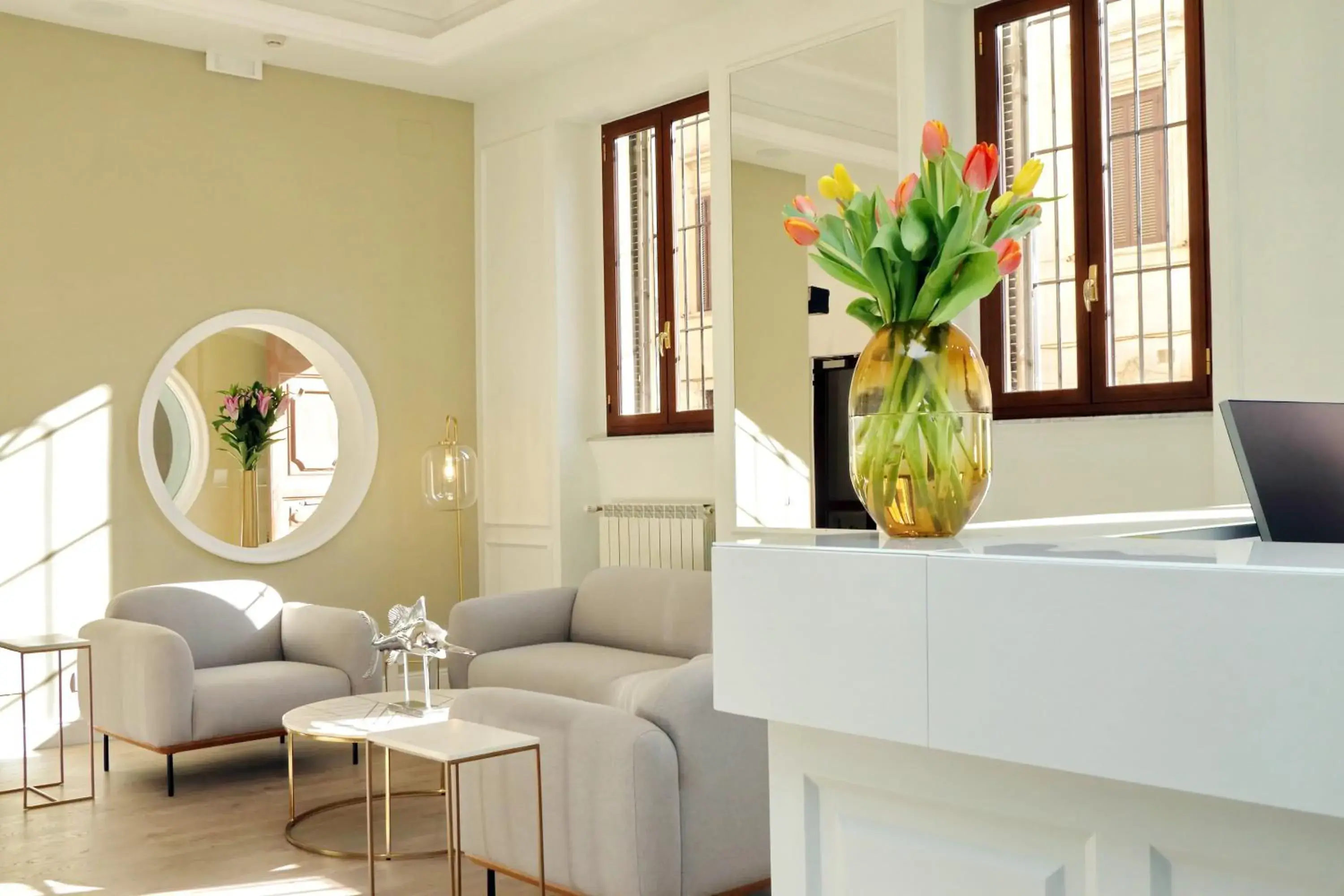 Lobby or reception in Casa Santa Sofia Lobby or reception in Casa Santa Sofia