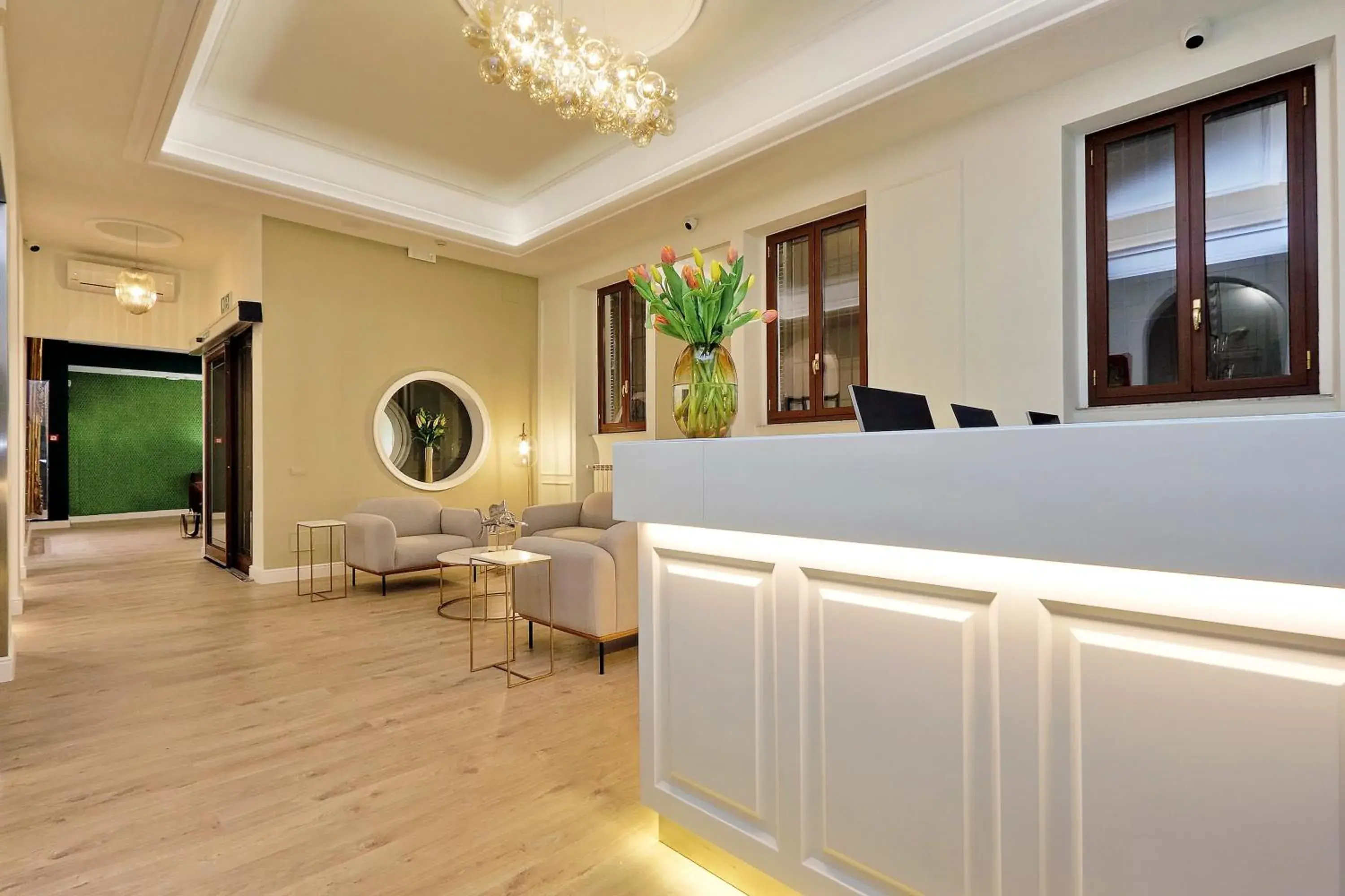 Lobby or reception in Casa Santa Sofia Lobby or reception in Casa Santa Sofia