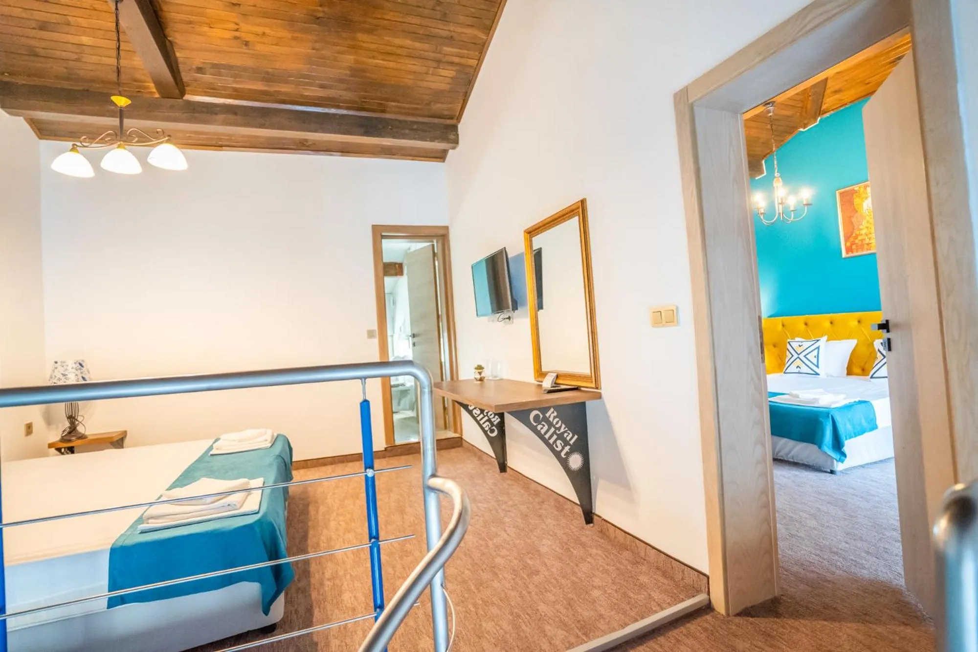 Bed in Royal Calisto Hotel