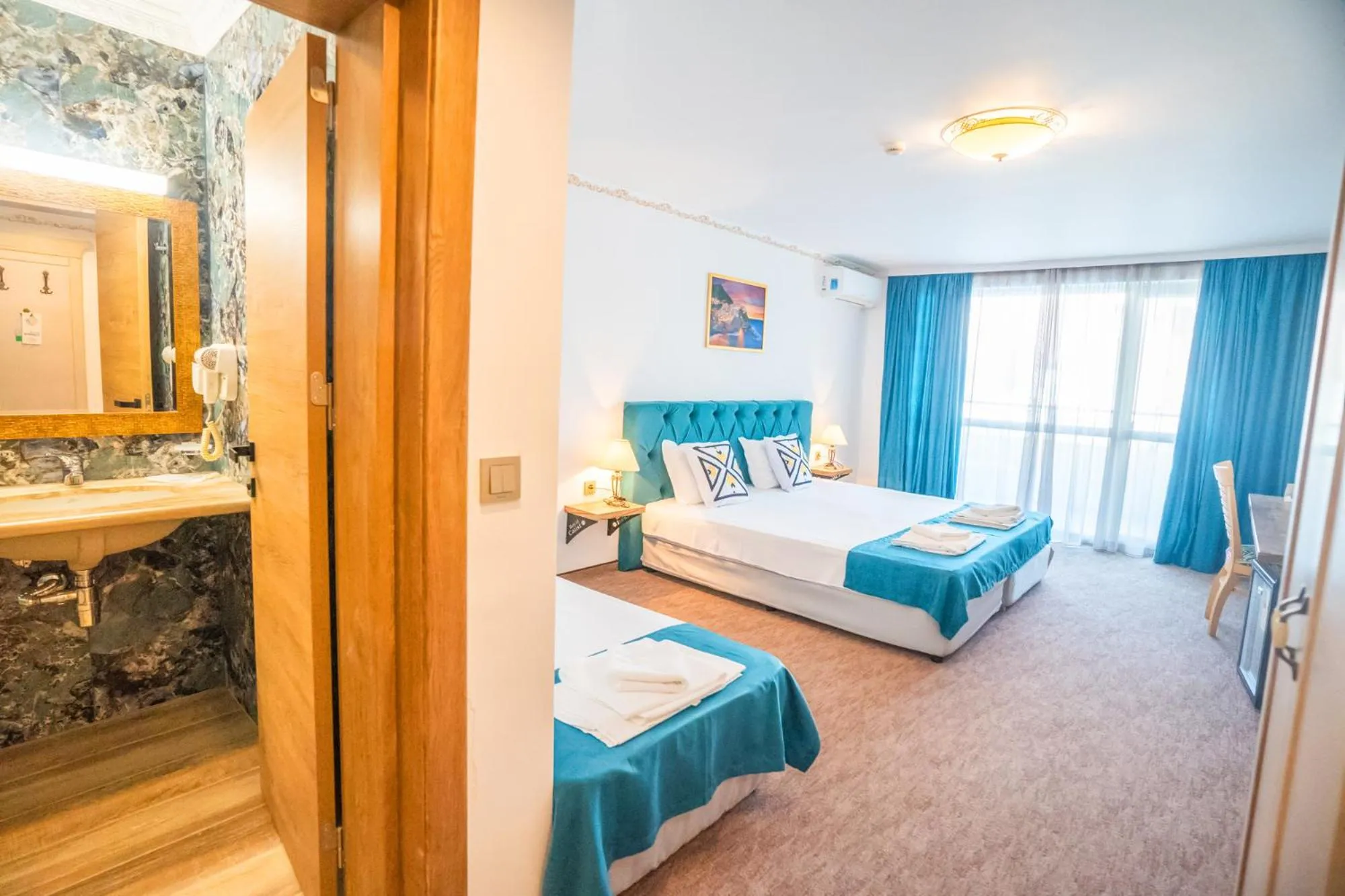 Photo of the whole room, Bed in Royal Calisto Hotel