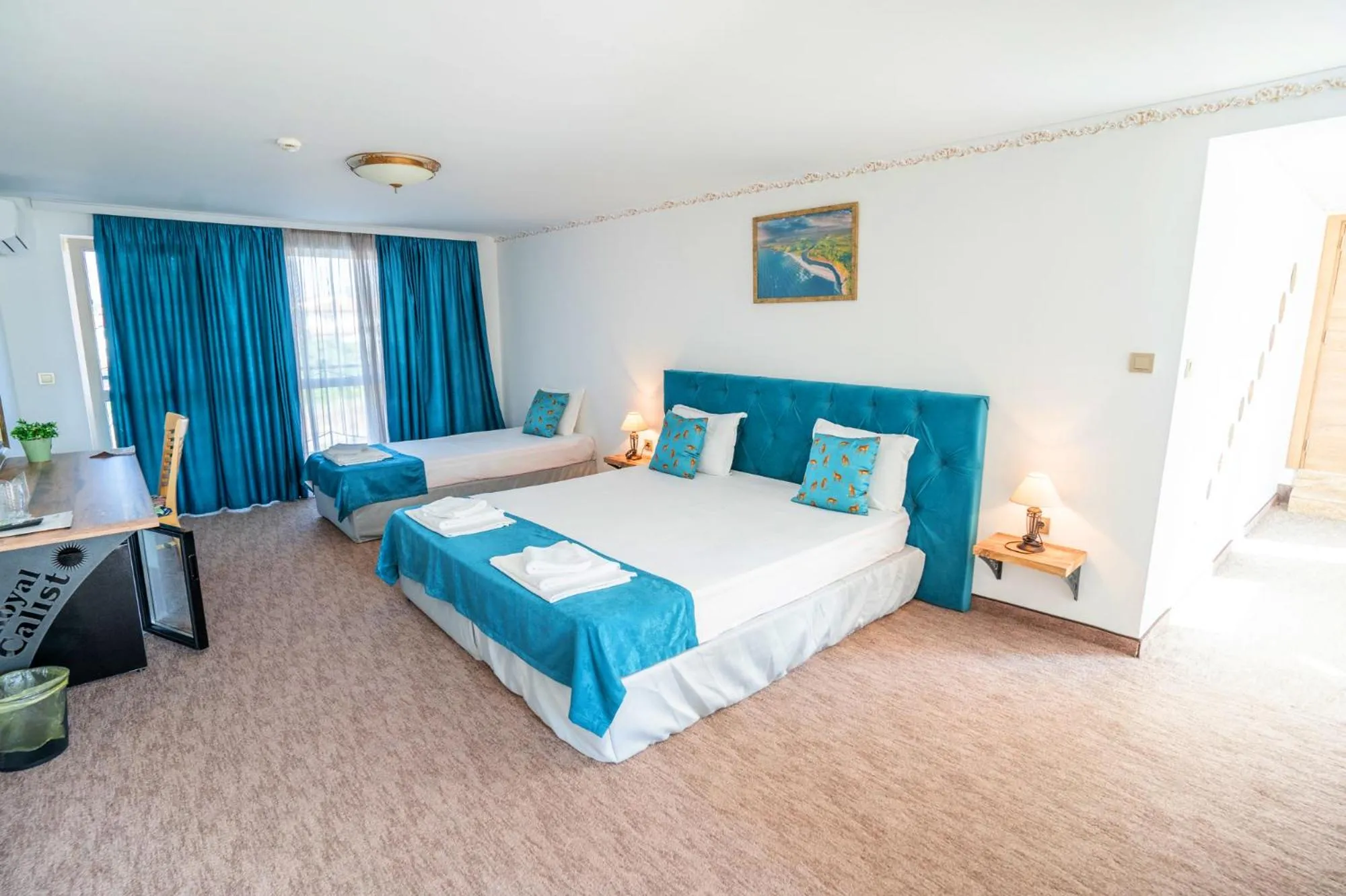 Photo of the whole room, Bed in Royal Calisto Hotel