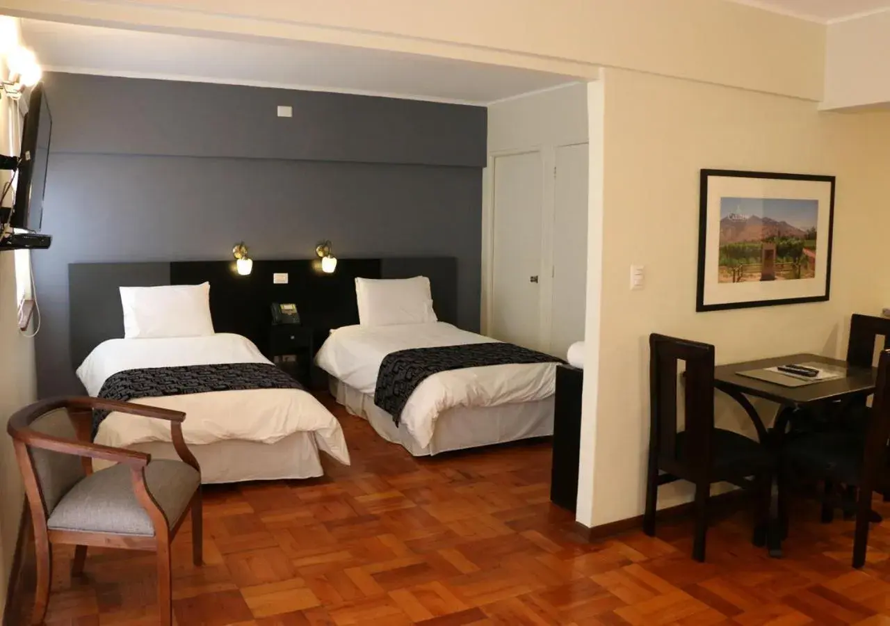 Bed in Hotel Plaza Ñuñoa Bed in Hotel Plaza Ñuñoa