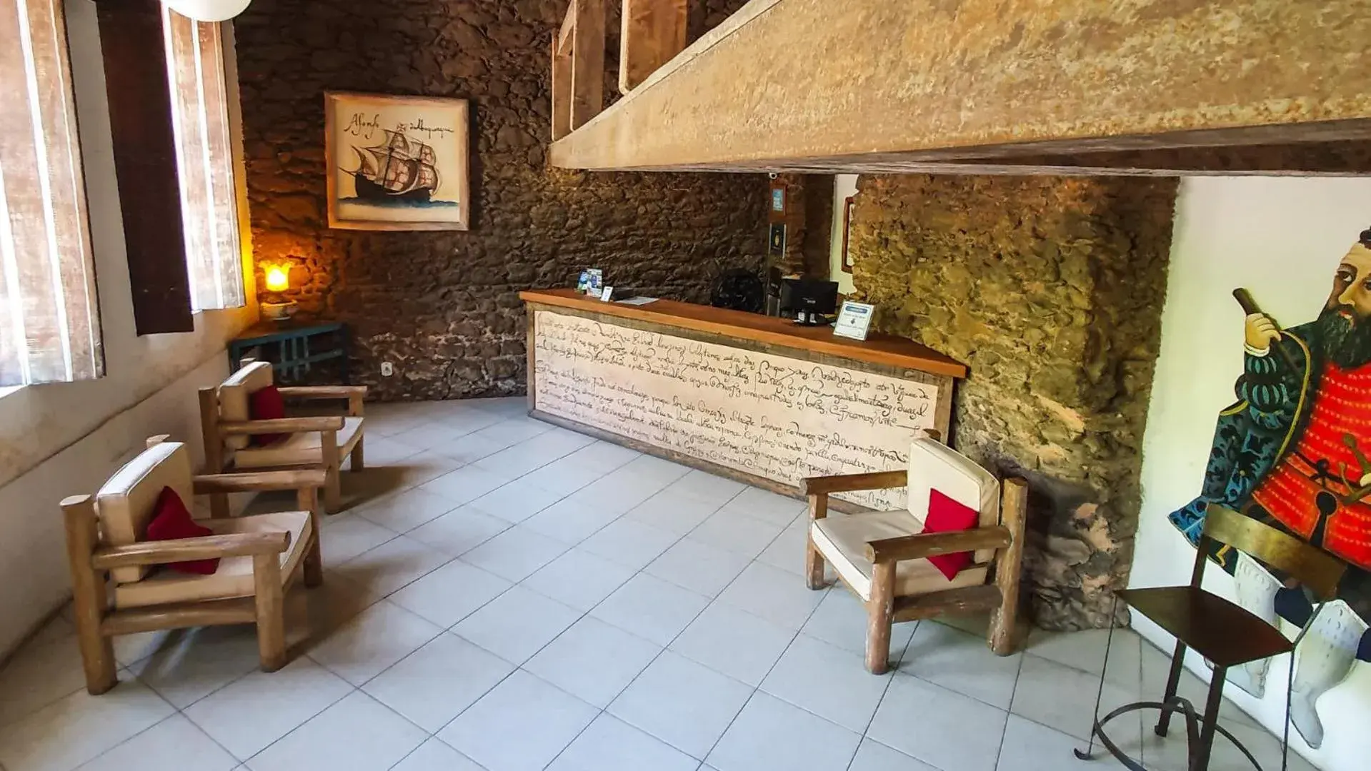 Lobby or reception in Hotel Estalagem Porto Seguro Lobby or reception in Hotel Estalagem Porto Seguro