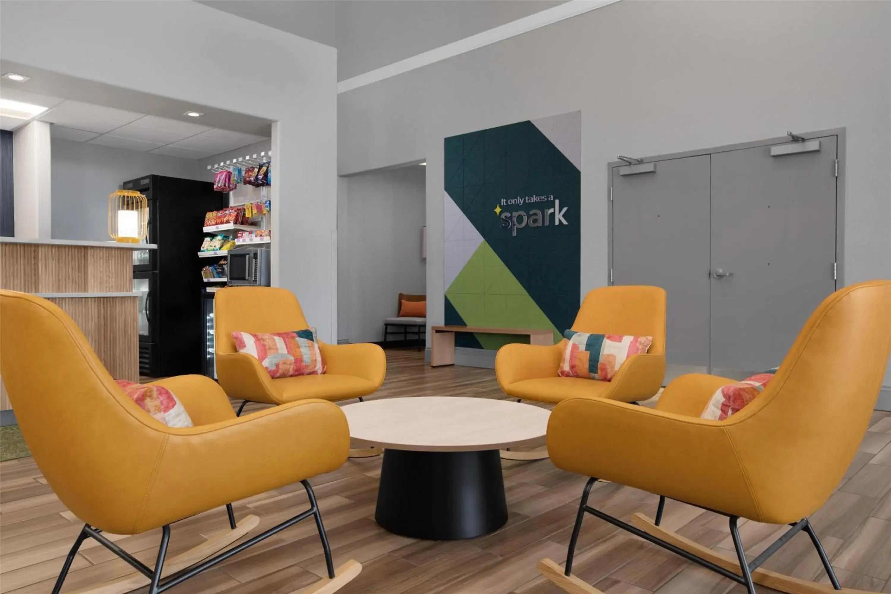 Lobby or reception in Spark By Hilton Albuquerque North I-25 Lobby or reception in Spark By Hilton Albuquerque North I-25