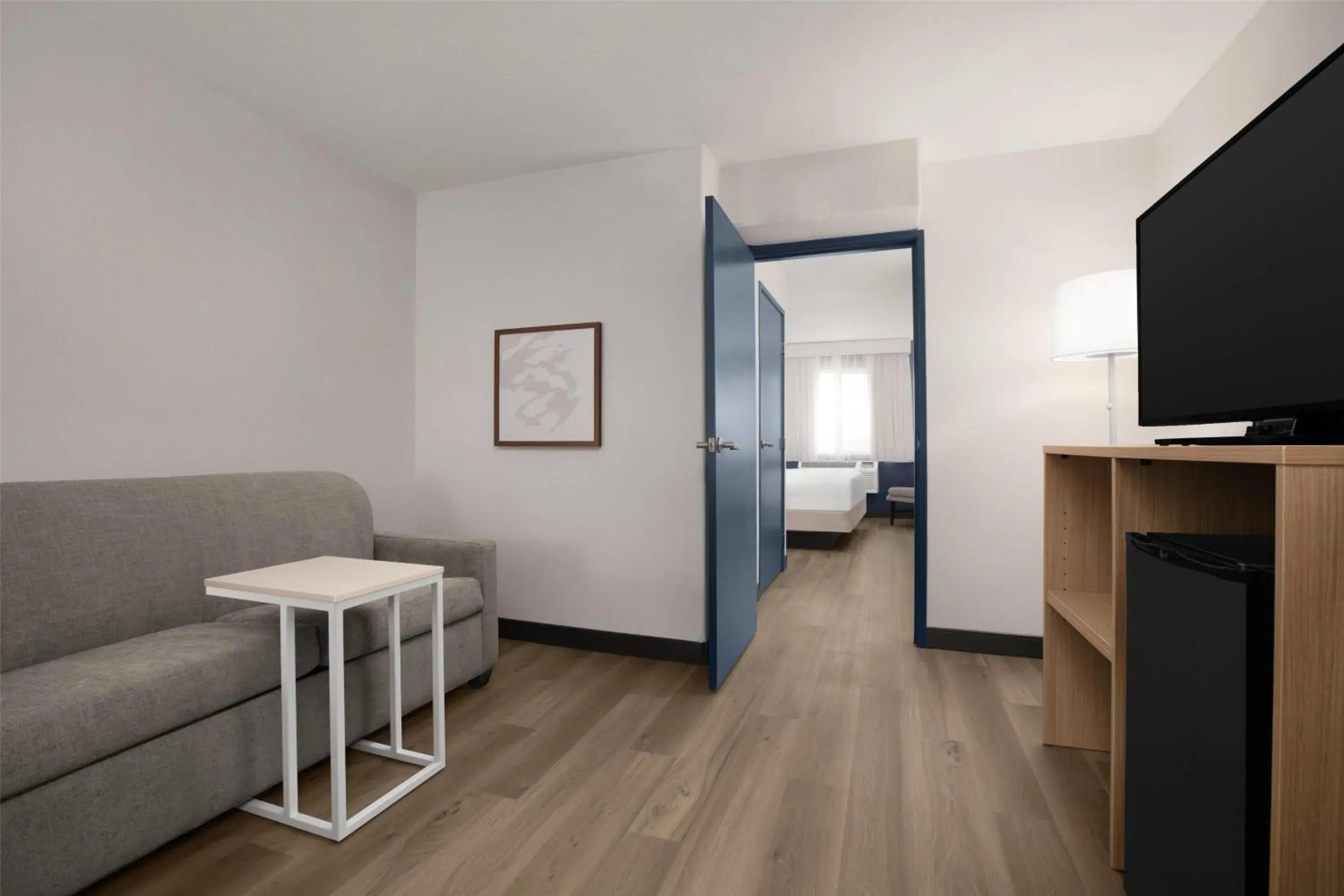 Living room in Spark By Hilton Albuquerque North I-25 Living room in Spark By Hilton Albuquerque North I-25