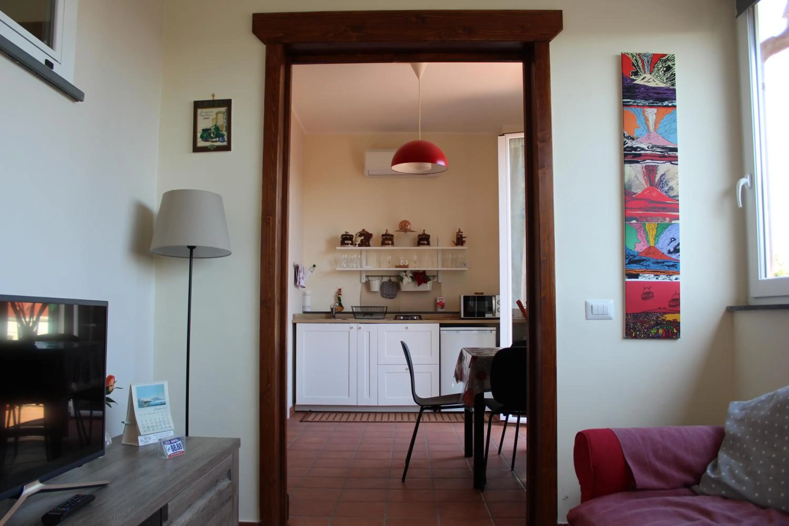 Kitchen or kitchenette in Gregorius Diamerisma panoramic terrace