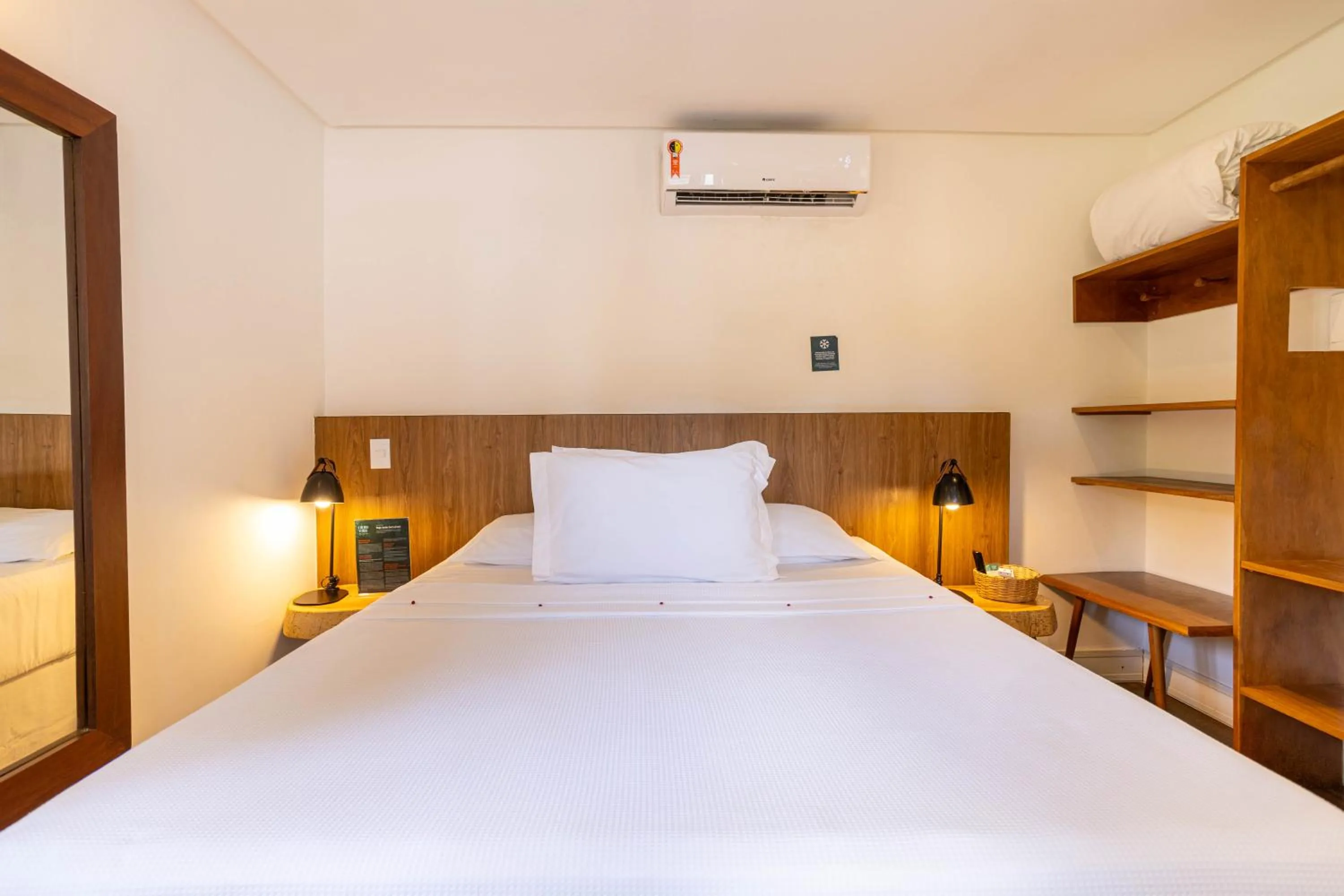 Bed in Pousada Cheiro Verde